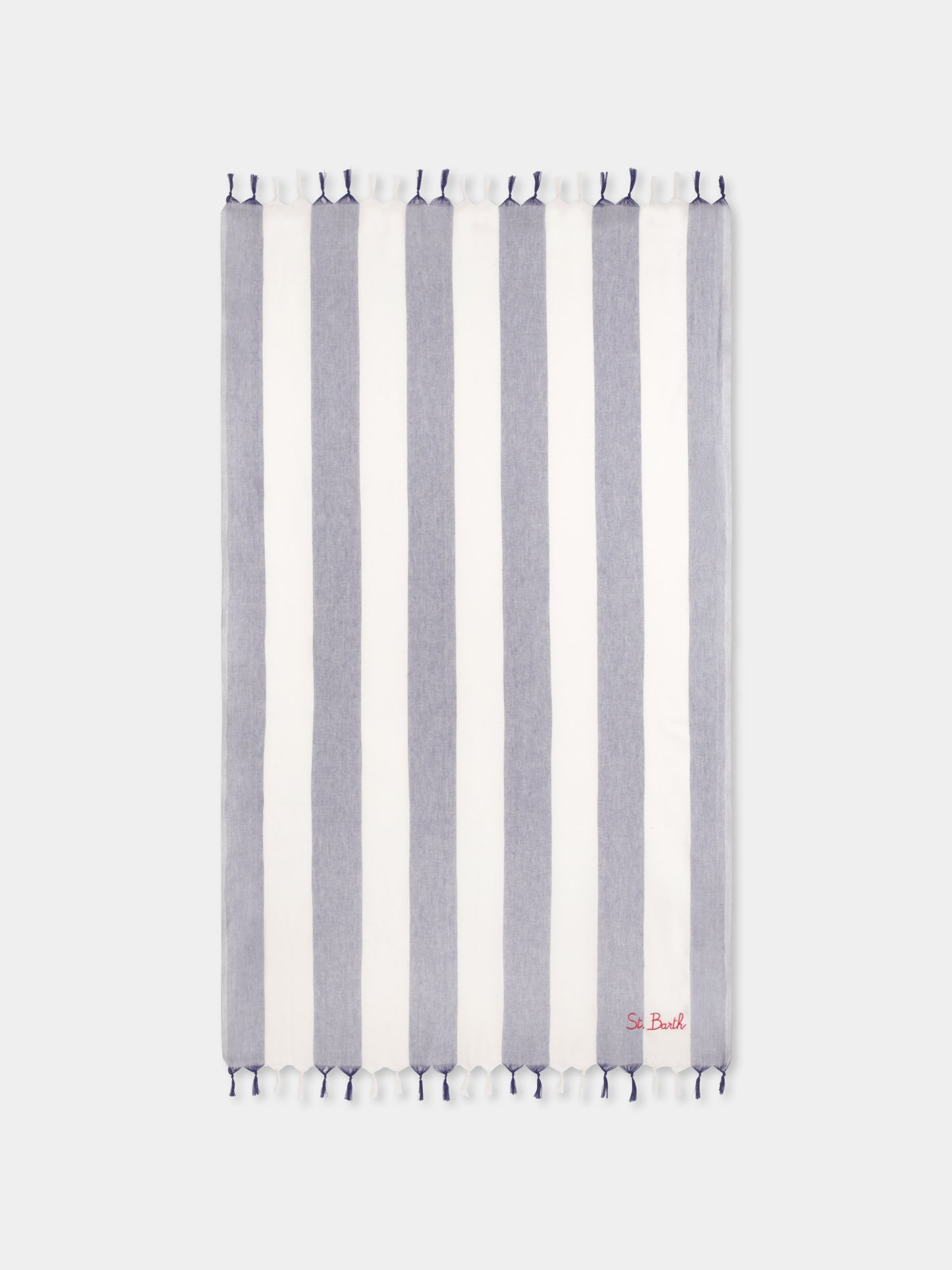 Telo mare blu per bambino con logo,Mc2 Saint Barth,FOUL002 01467H