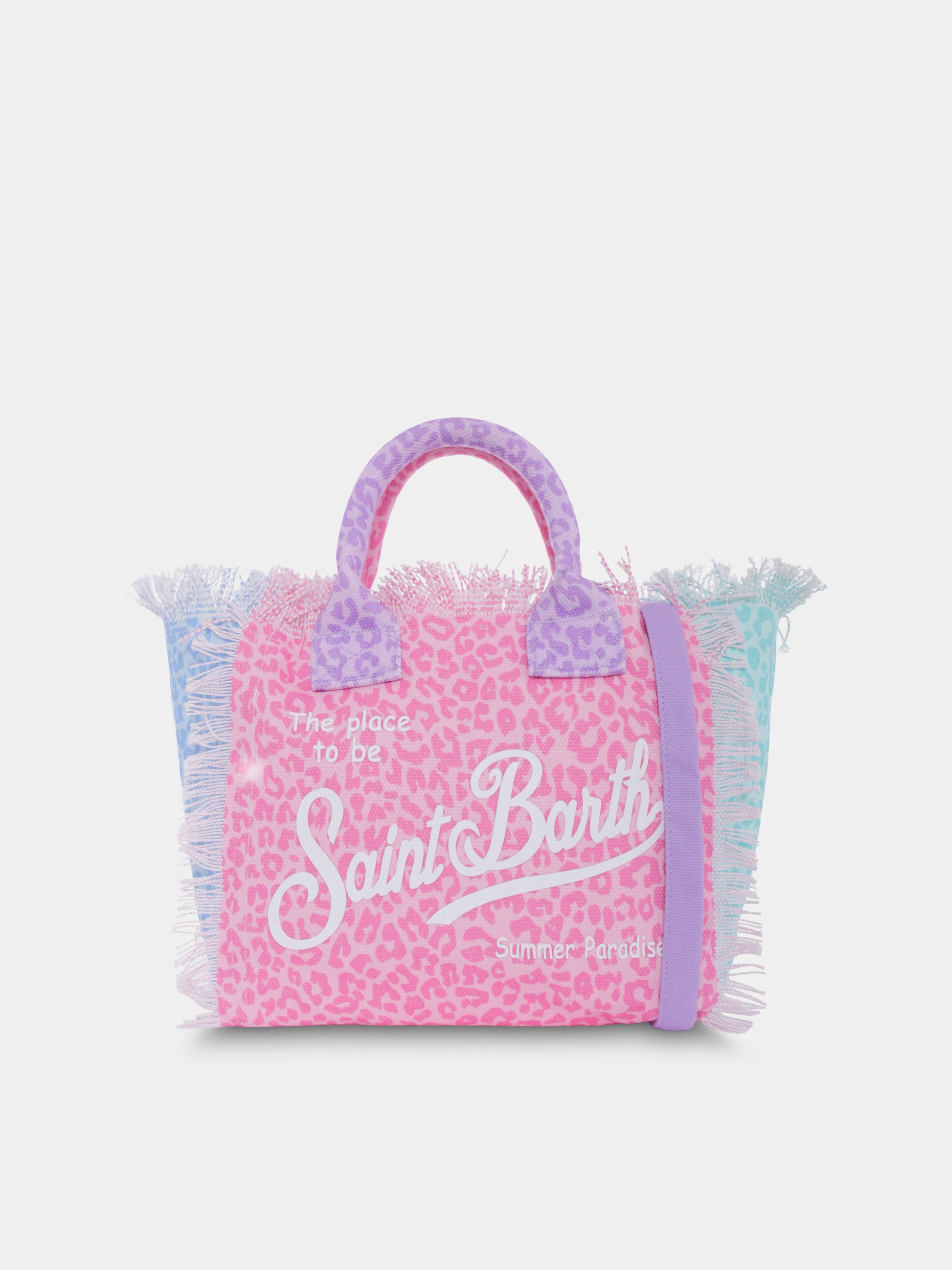 Borsa mare Colette multicolor per bambina con logo,Mc2 Saint Barth,COL0001 01541H