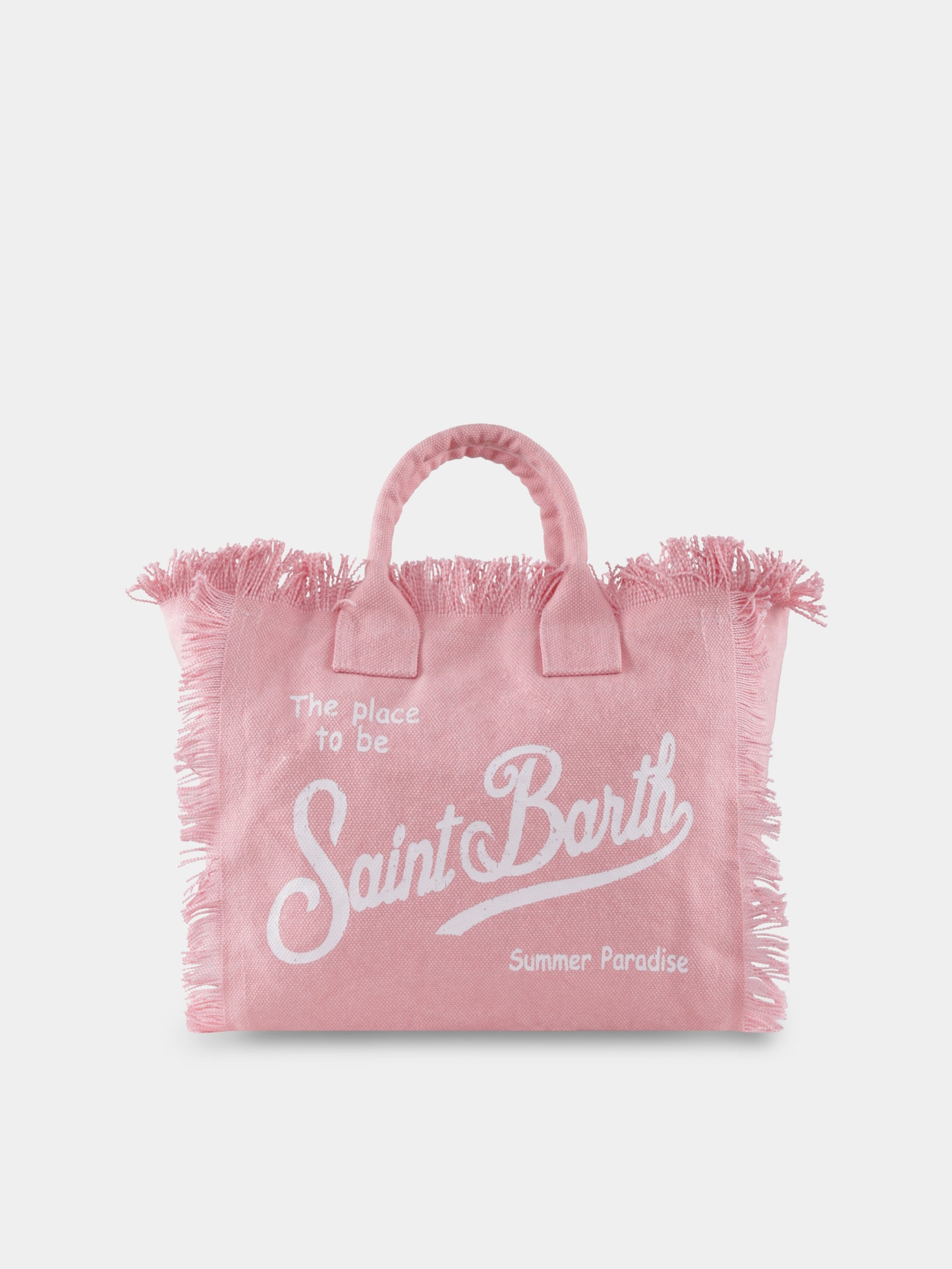 Borsa mare Colette rosa per bambina con logo,Mc2 Saint Barth,COL0001 00098H