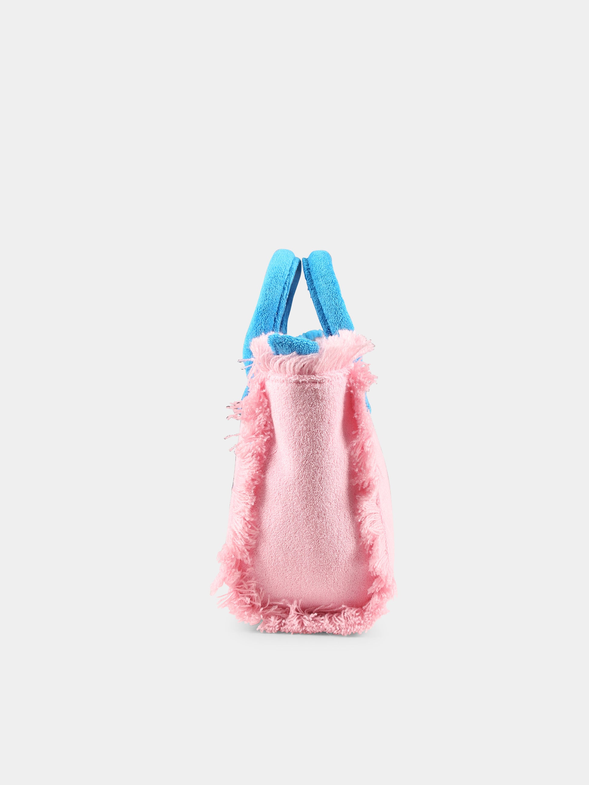 Borsa Vanity Mini rosa per bambina con logo,Mc2 Saint Barth,VAMI003 04235H