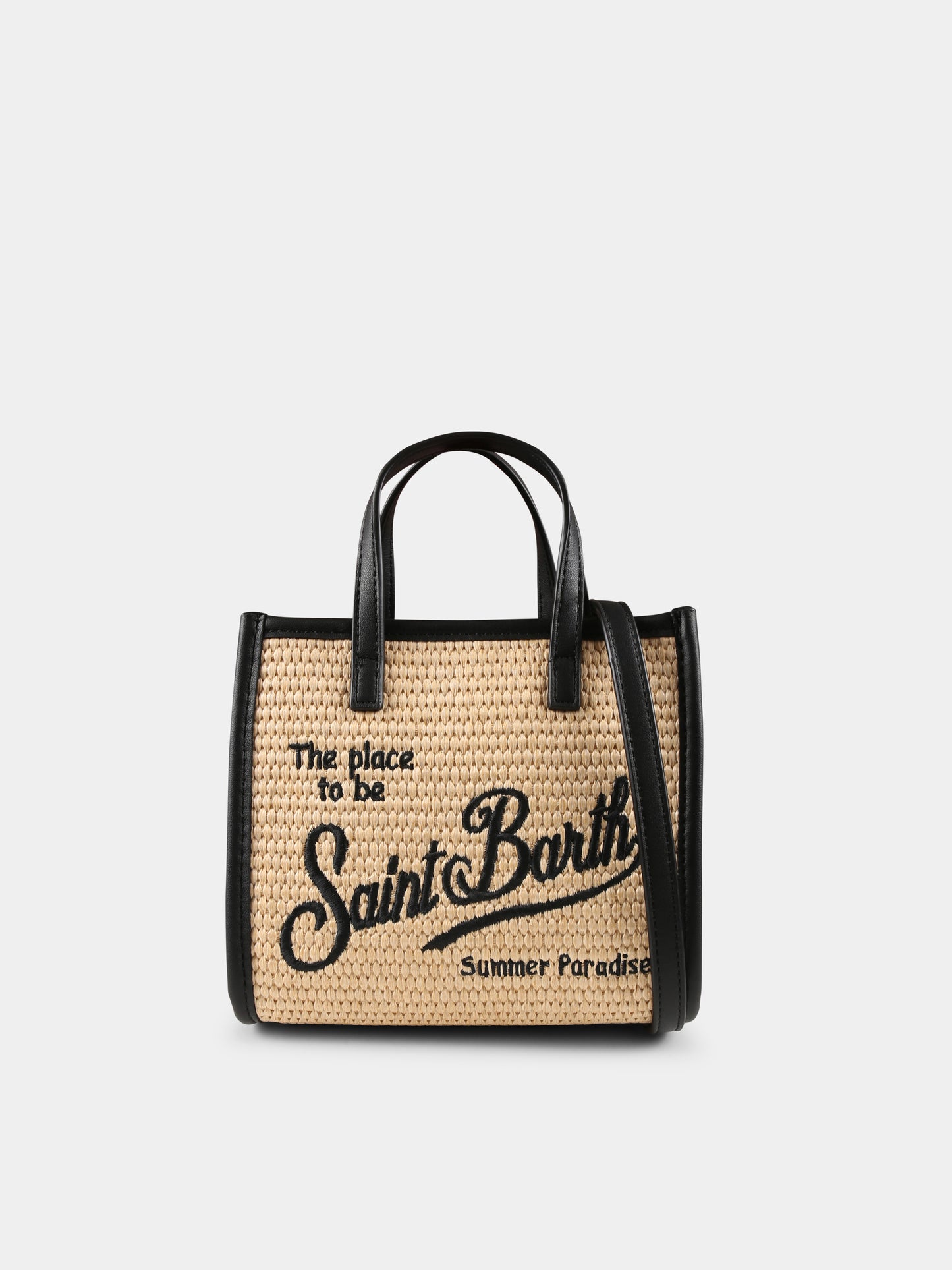 Beige bag for girl with logo