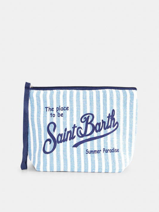 Pochette Aline celeste per bambina con logo,Mc2 Saint Barth,ALI0004 01466H