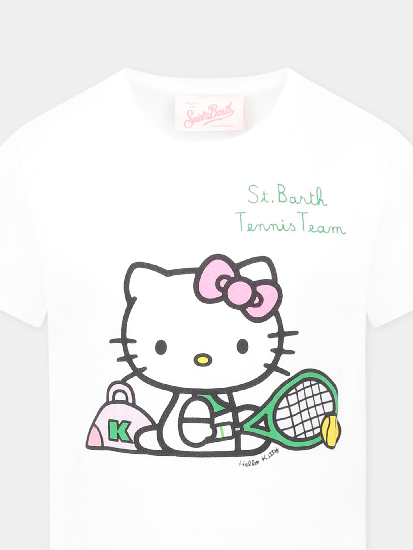 T-shirt bianca per bambìna con Hello Kitty,Mc2 Saint Barth,ELLY001 00085H