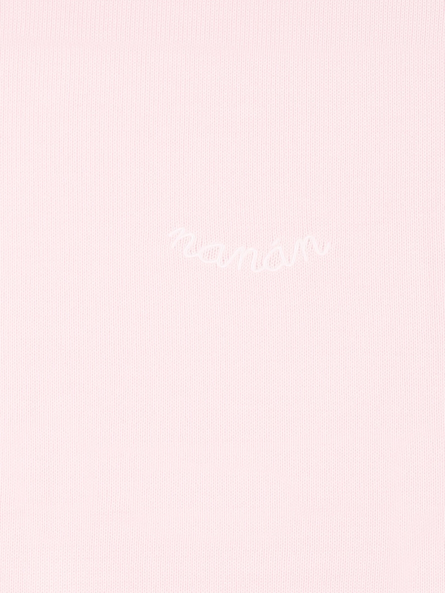 Pink blanket for baby girl with bees