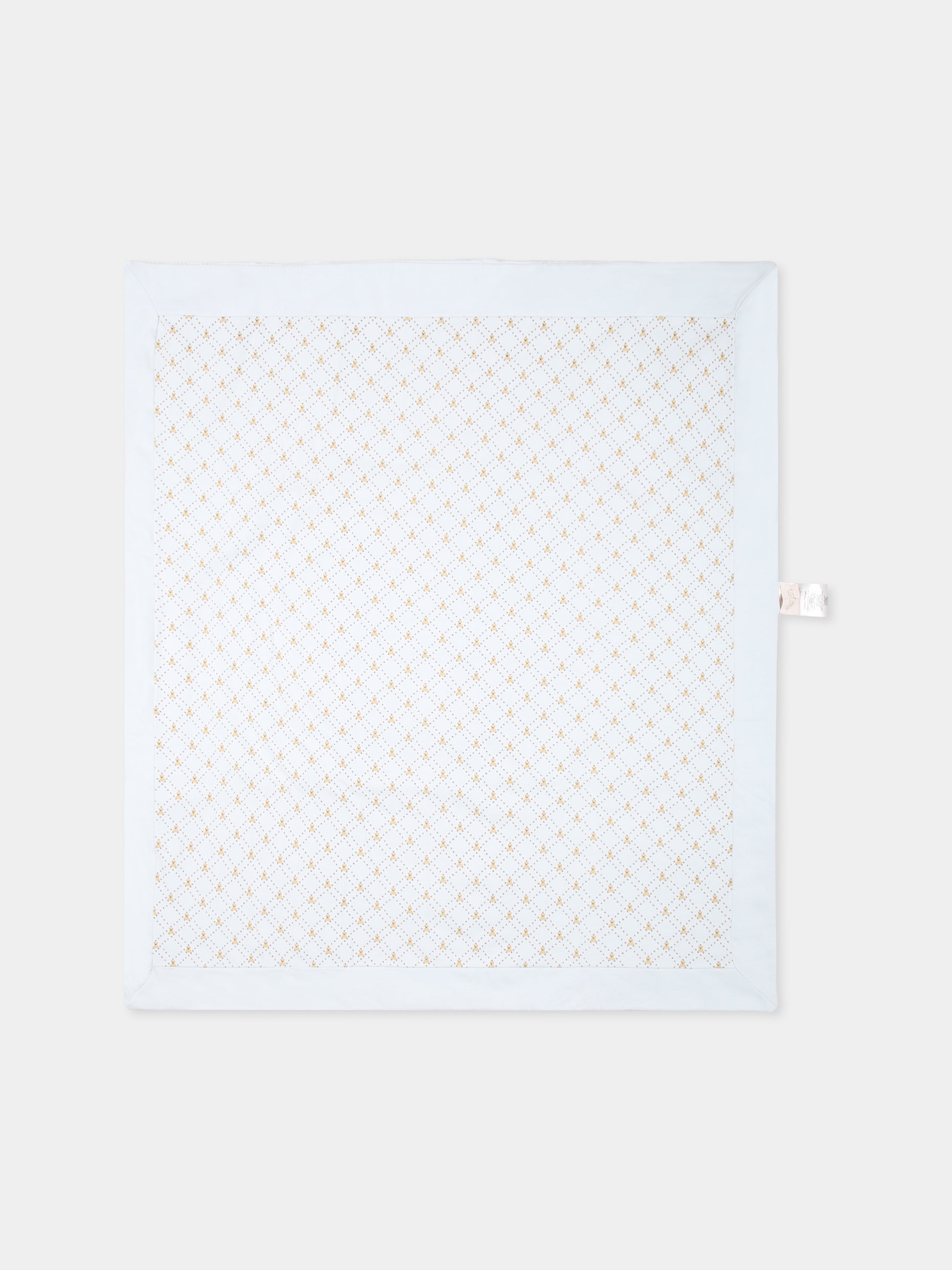 Coperta celeste per neonato con orsetti all over,Nanán,E25183A