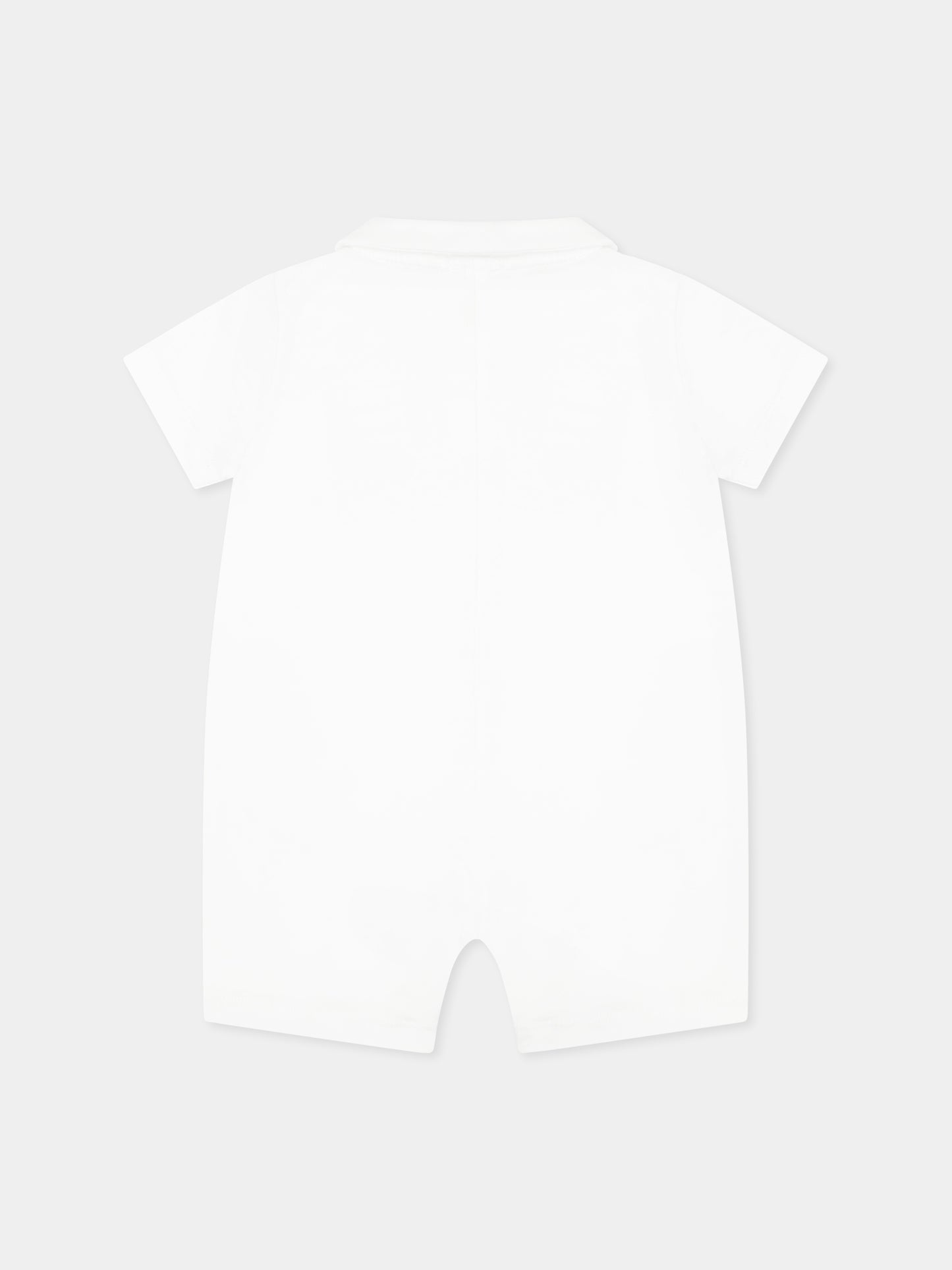 Pagliaccetto bianco per neonata con api e fiori,Nanán,E25403B