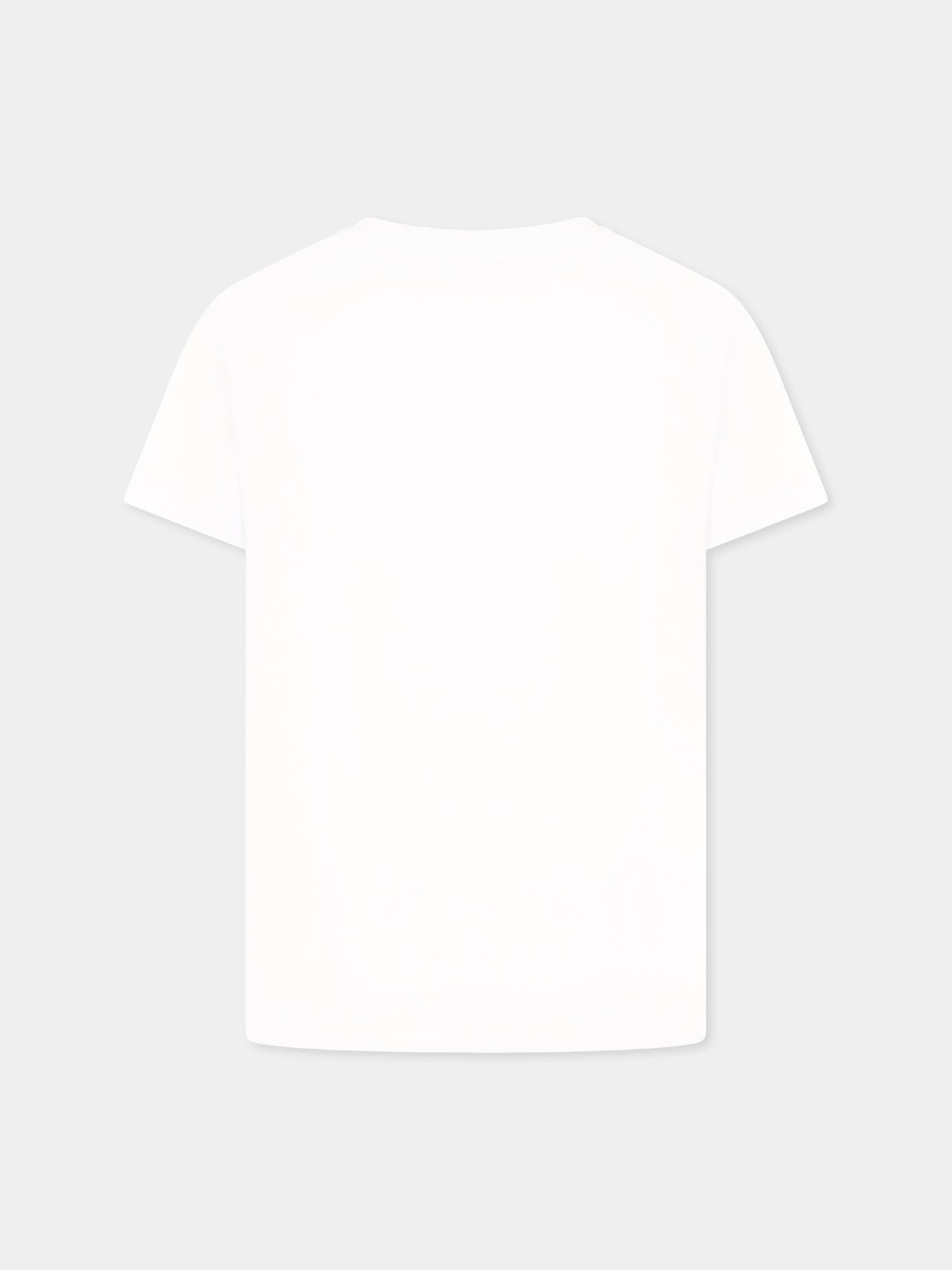 T-shirt bianca per bambina con unicorno,Mousse Kids,SKTS372W