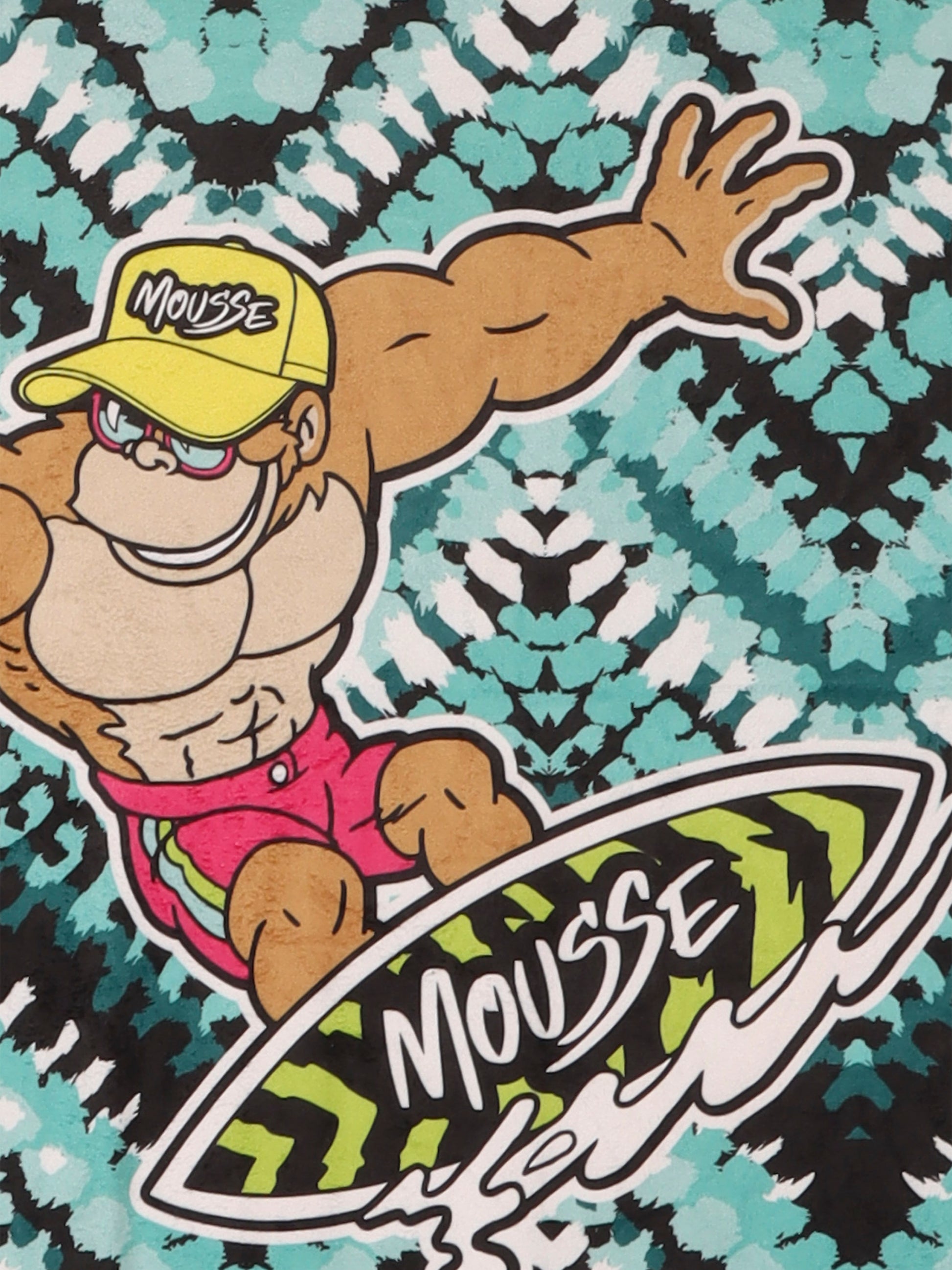 Telo mare multicolor per bambino con scimmia,Mousse Kids,SKTM383