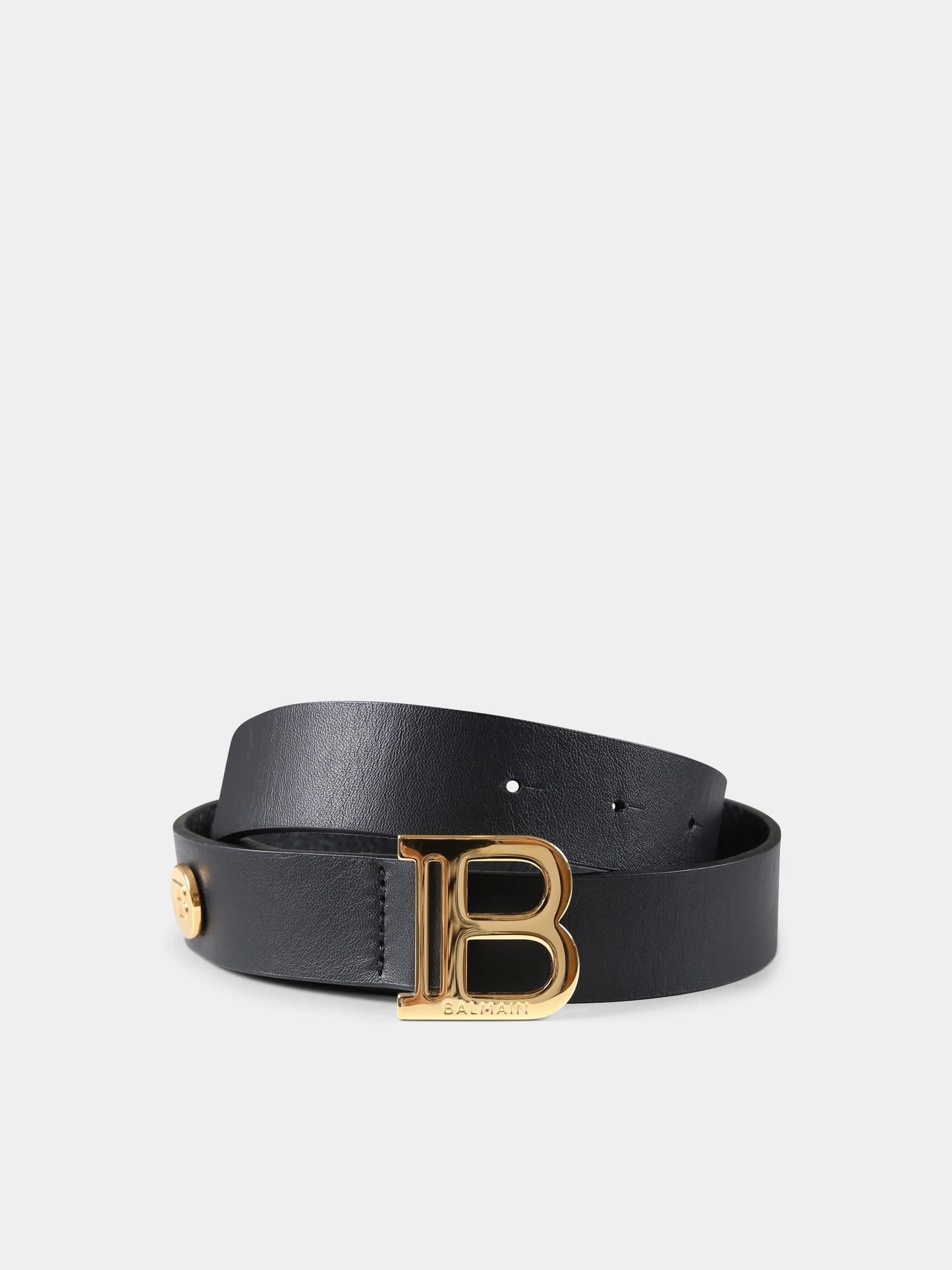 Black belt for girl with logo
