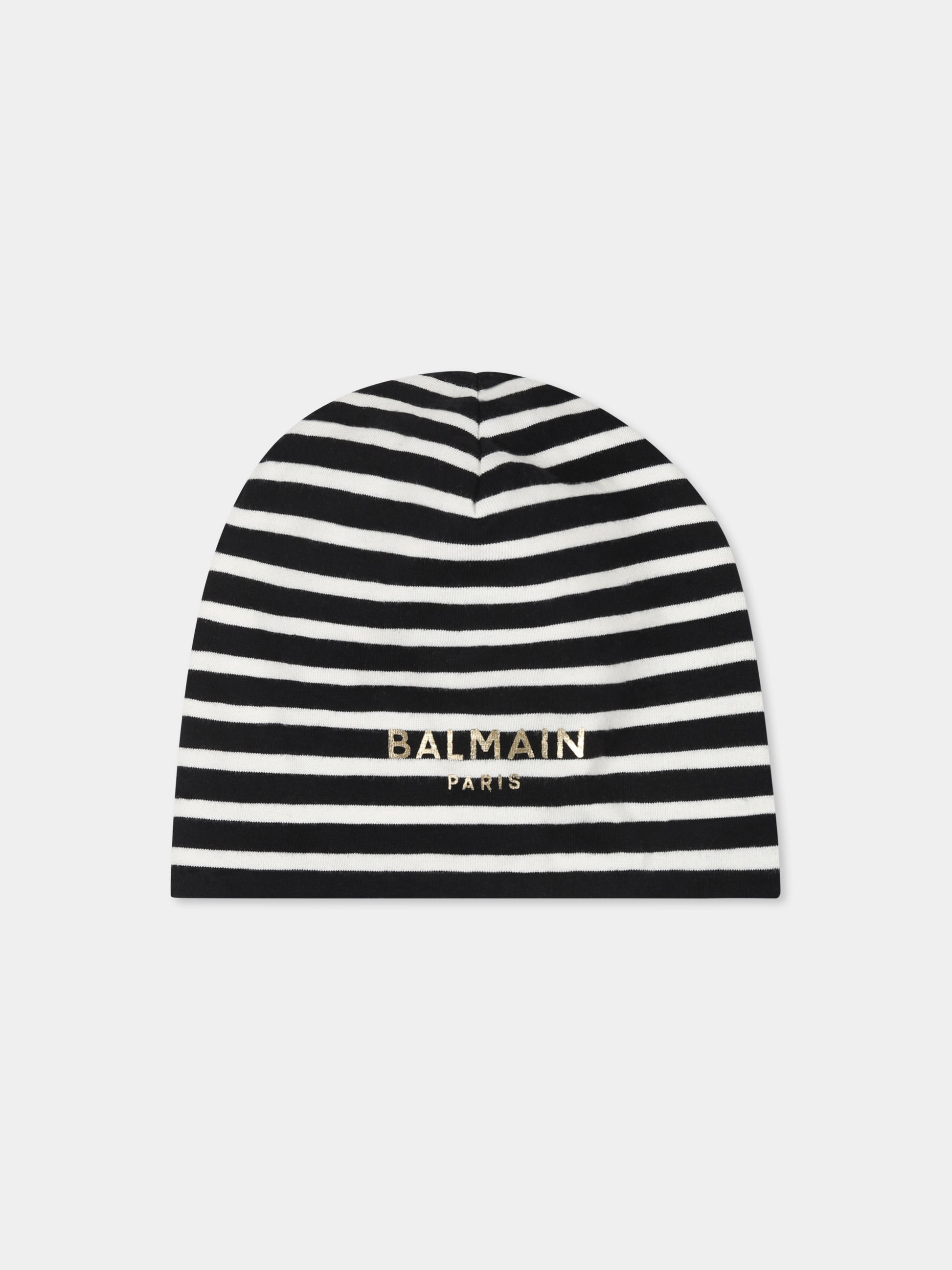 Set cappelli multicolor per neonati con logo,Balmain Kids,BTB590 Z1571 102NE