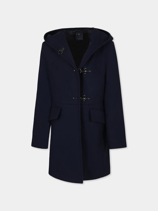 Cappotto blu per bambino,Fay Kids,FT2A00 E0051 620