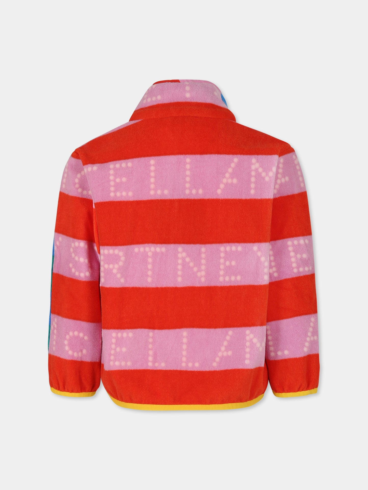 Felpa multicolor per bambina con logo,Stella Mccartney Kids,TT4A30 Z1287 612VE