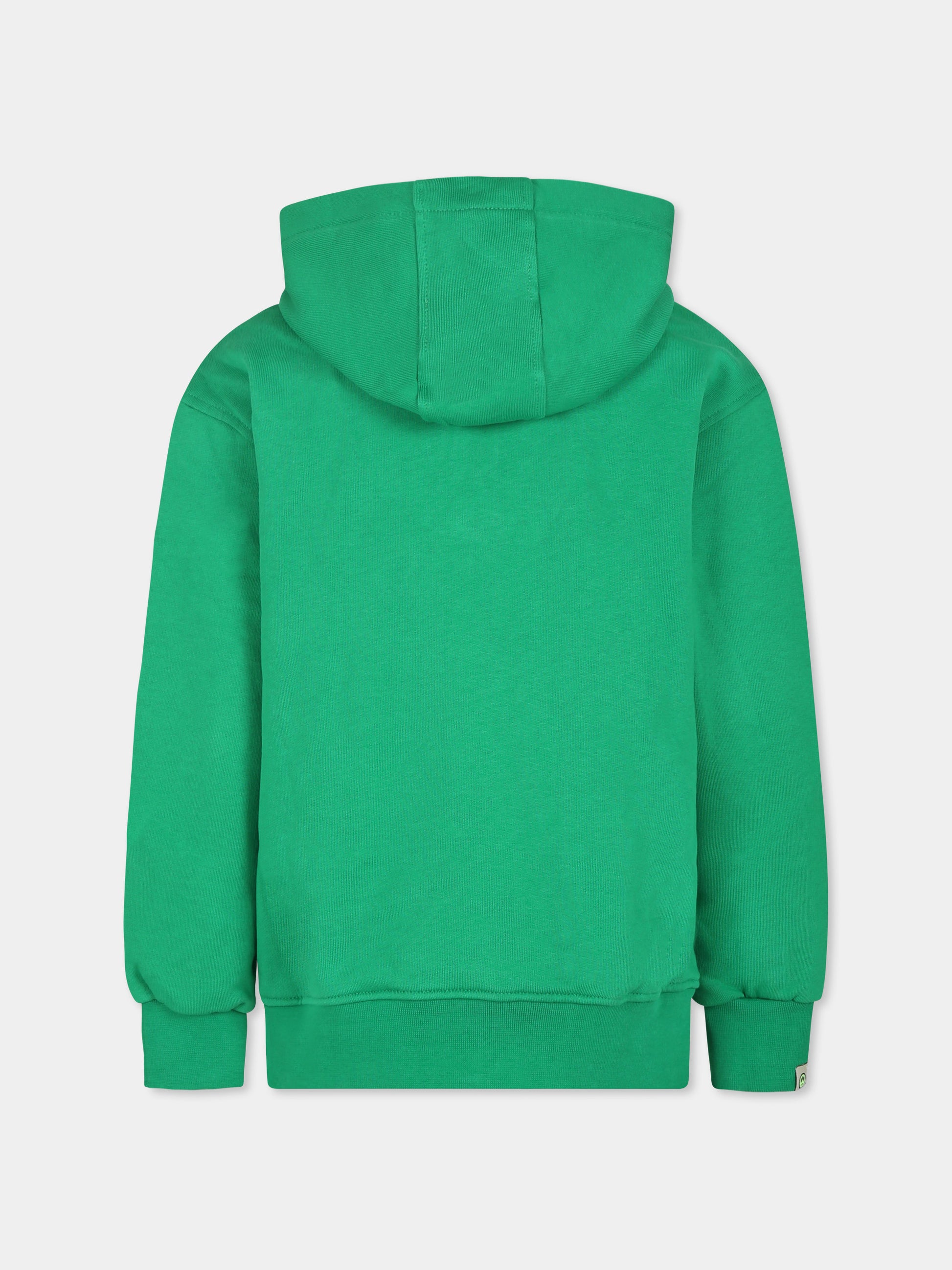 Felpa verde per bambini con stampa Bear,Barrow,F4BKJUHS059 BW012