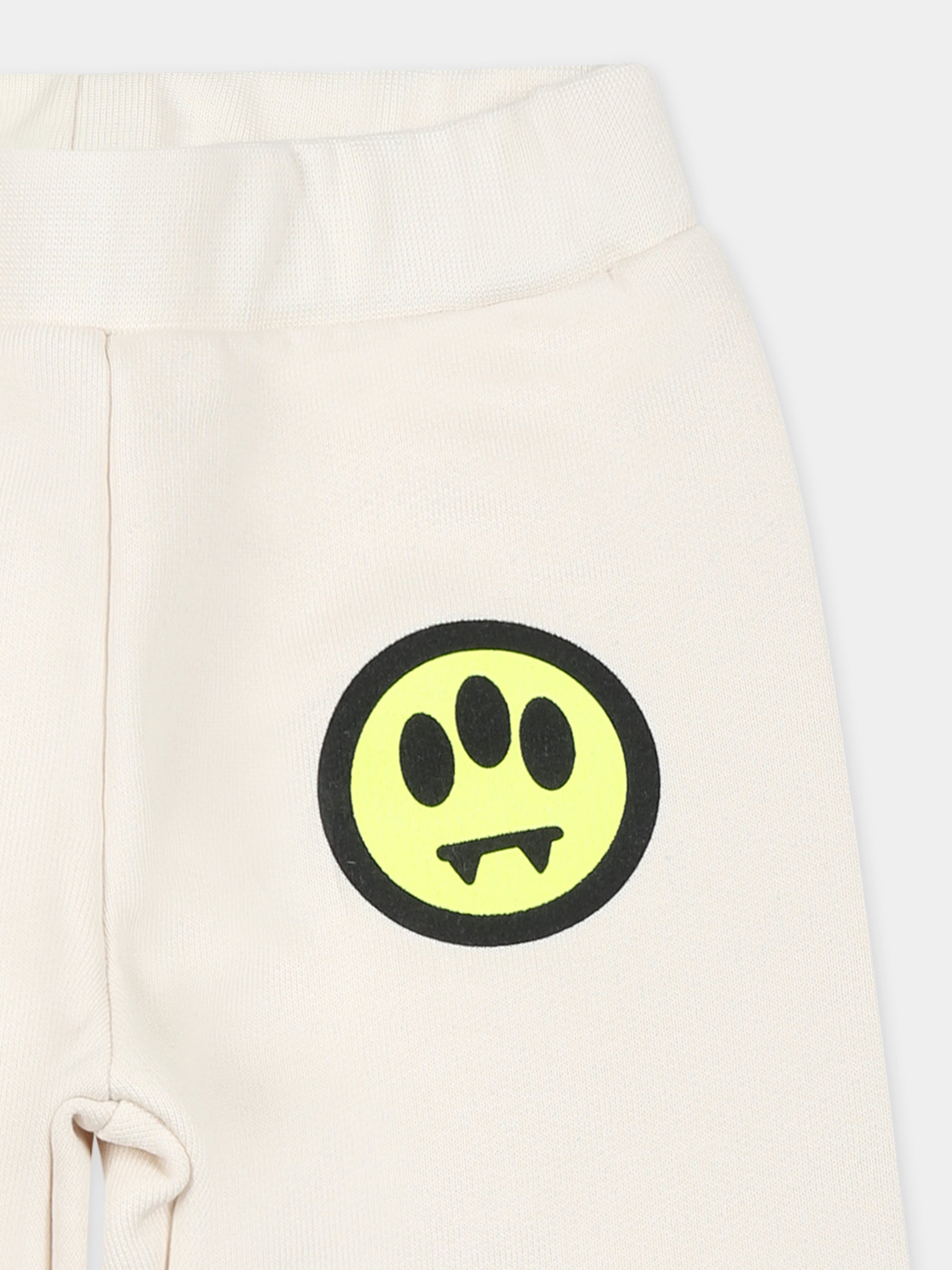 Pantaloni avorio per neonati con smile,Barrow,F4BKUNFP141 013