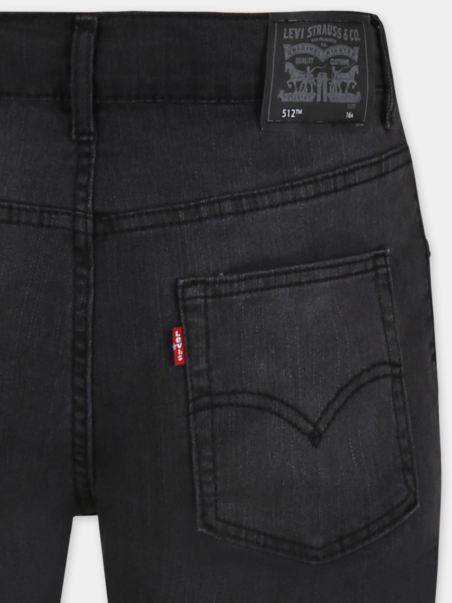 Jeans nero 512 per bambino,Levi's Kids,9E6728 K8C