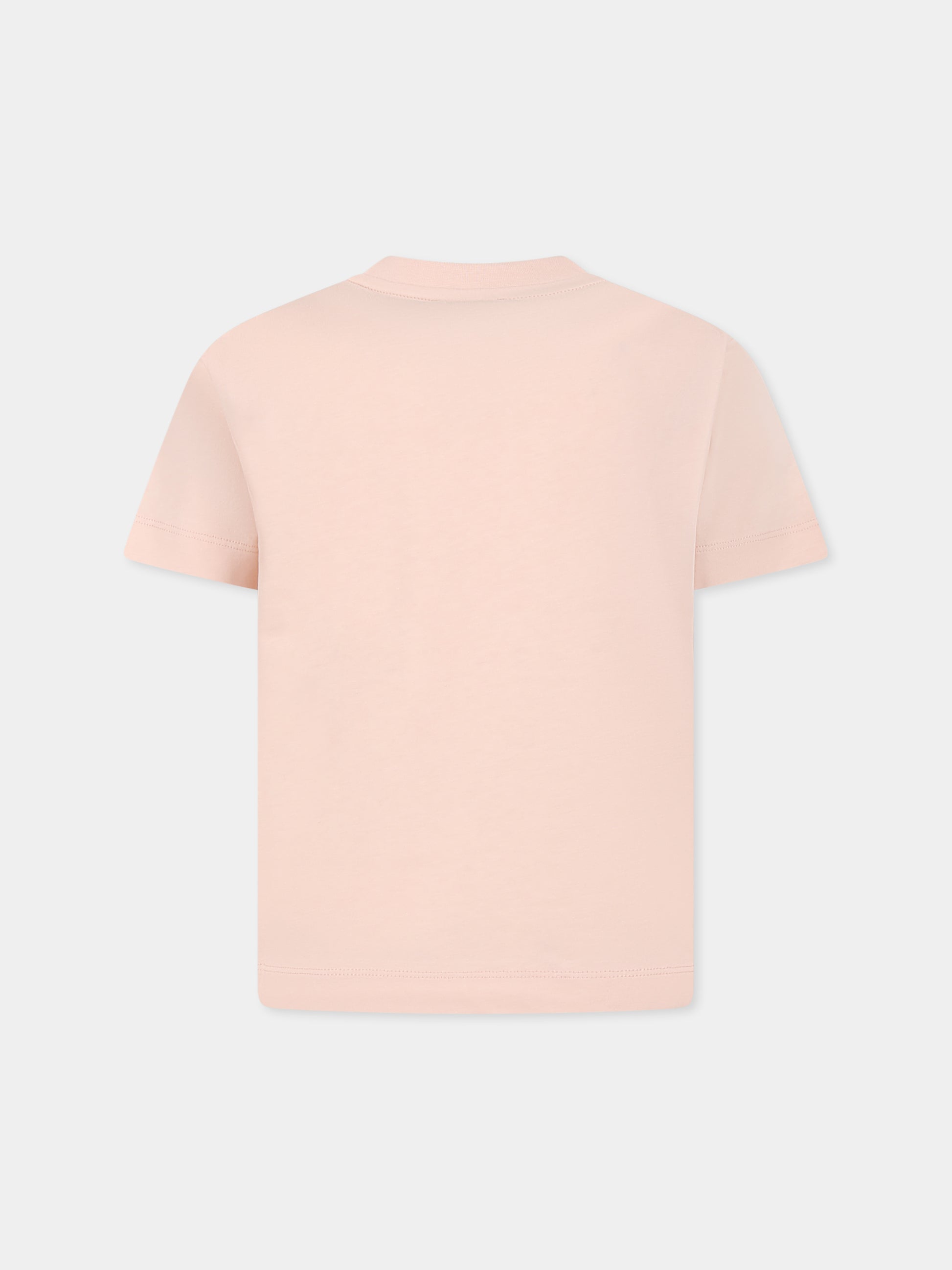 T-shirt rosa per bambina con Pegaso,Etro,GV8A61 Z2081 541