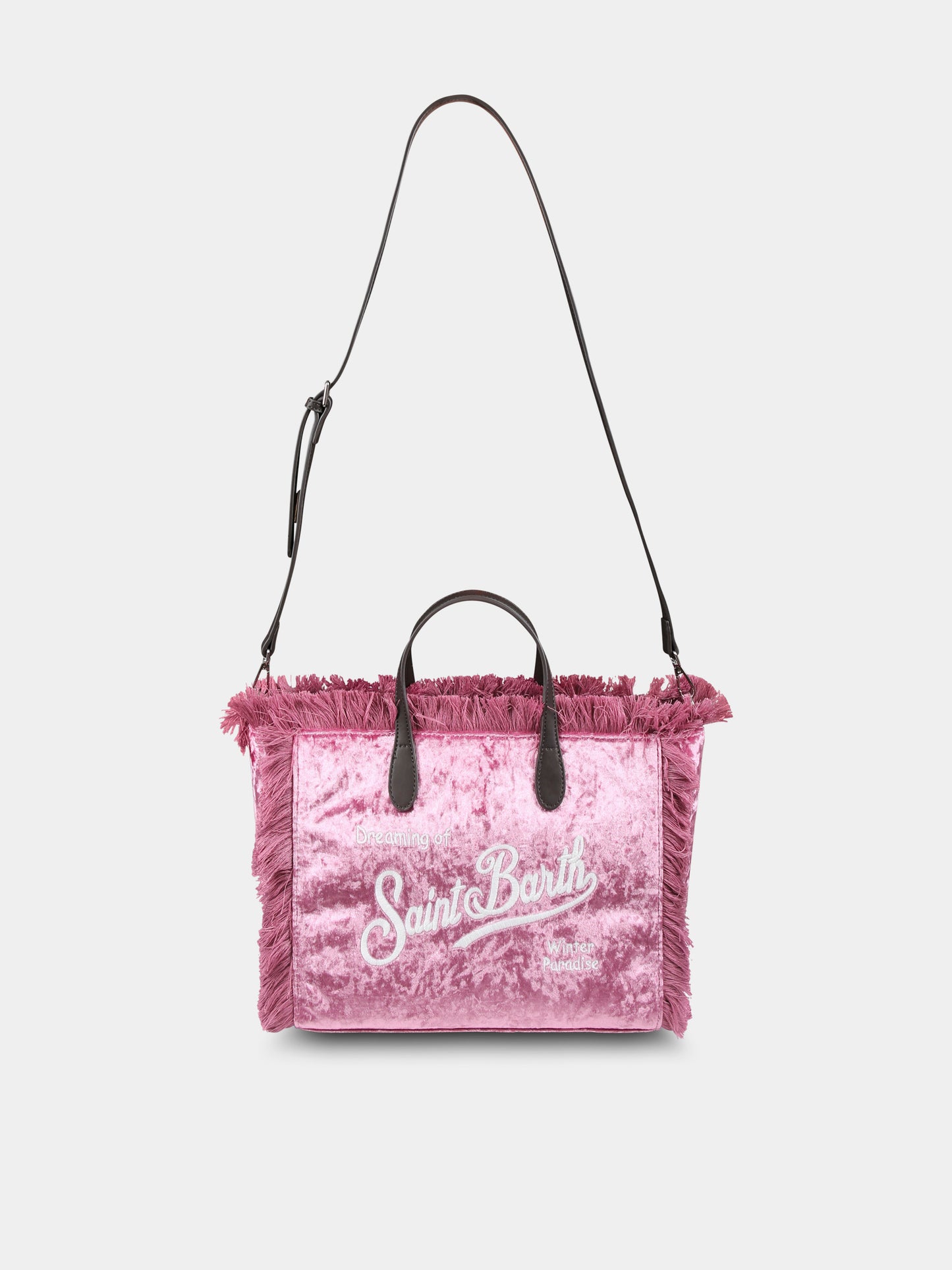 Borsa rosa Colette per bambina con logo,Mc2 Saint Barth,COL0003 00225G