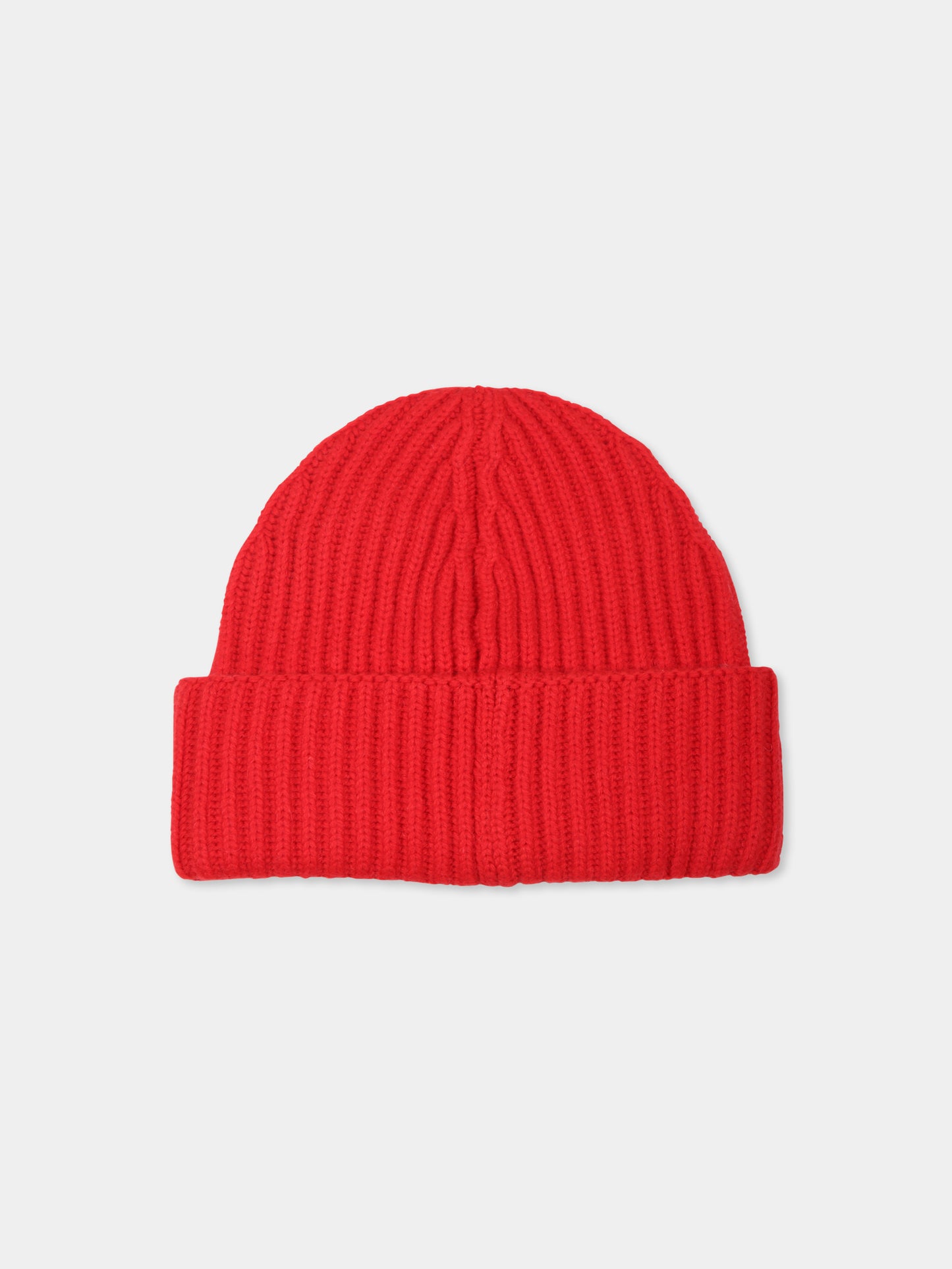 Berretto rosso per bambini con logo e ricami,Mc2 Saint Barth,WENG020 00190E