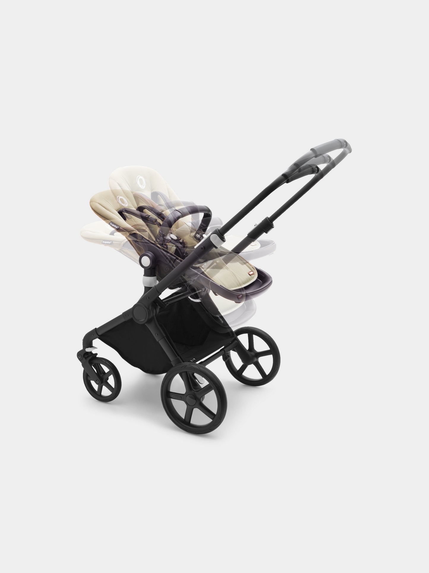 Passeggino Fox Cub completo Black/Desert beige per neonati,Bugaboo ,100175054