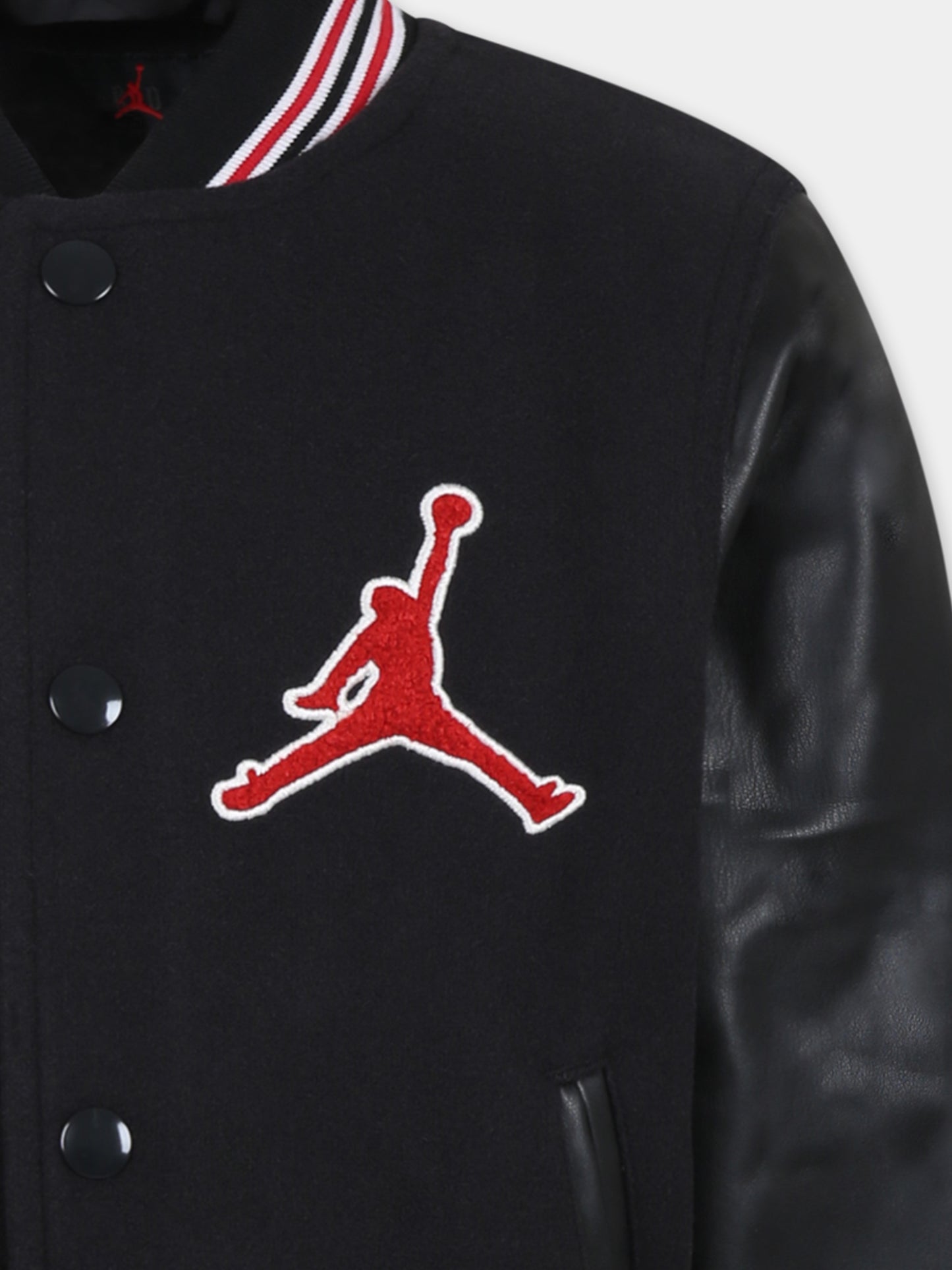 Bomber nero per bambino con jumpman,Jordan,45C486 023