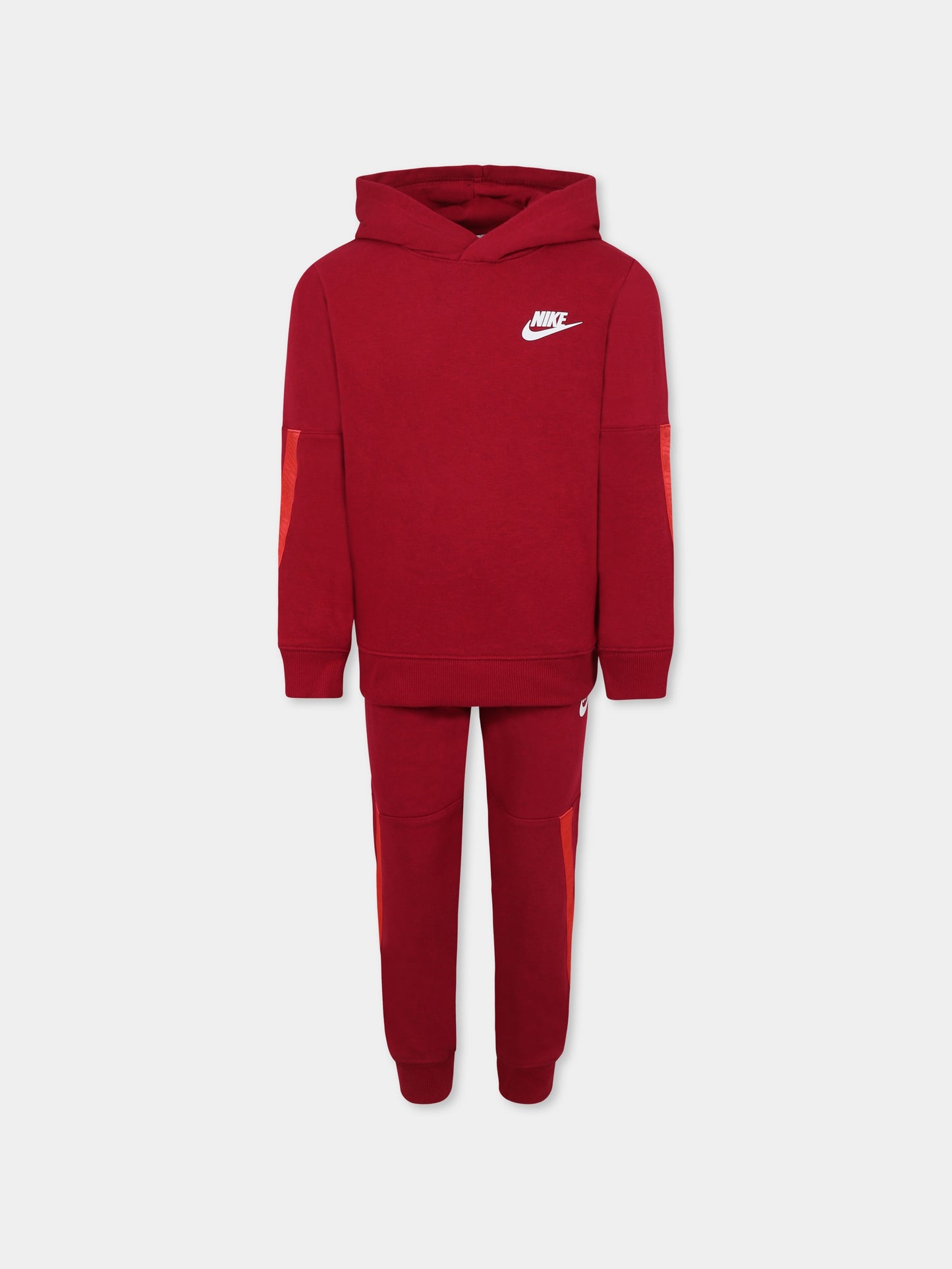 Completo rosso per bambino con swoosh,Nike,86L157 R27