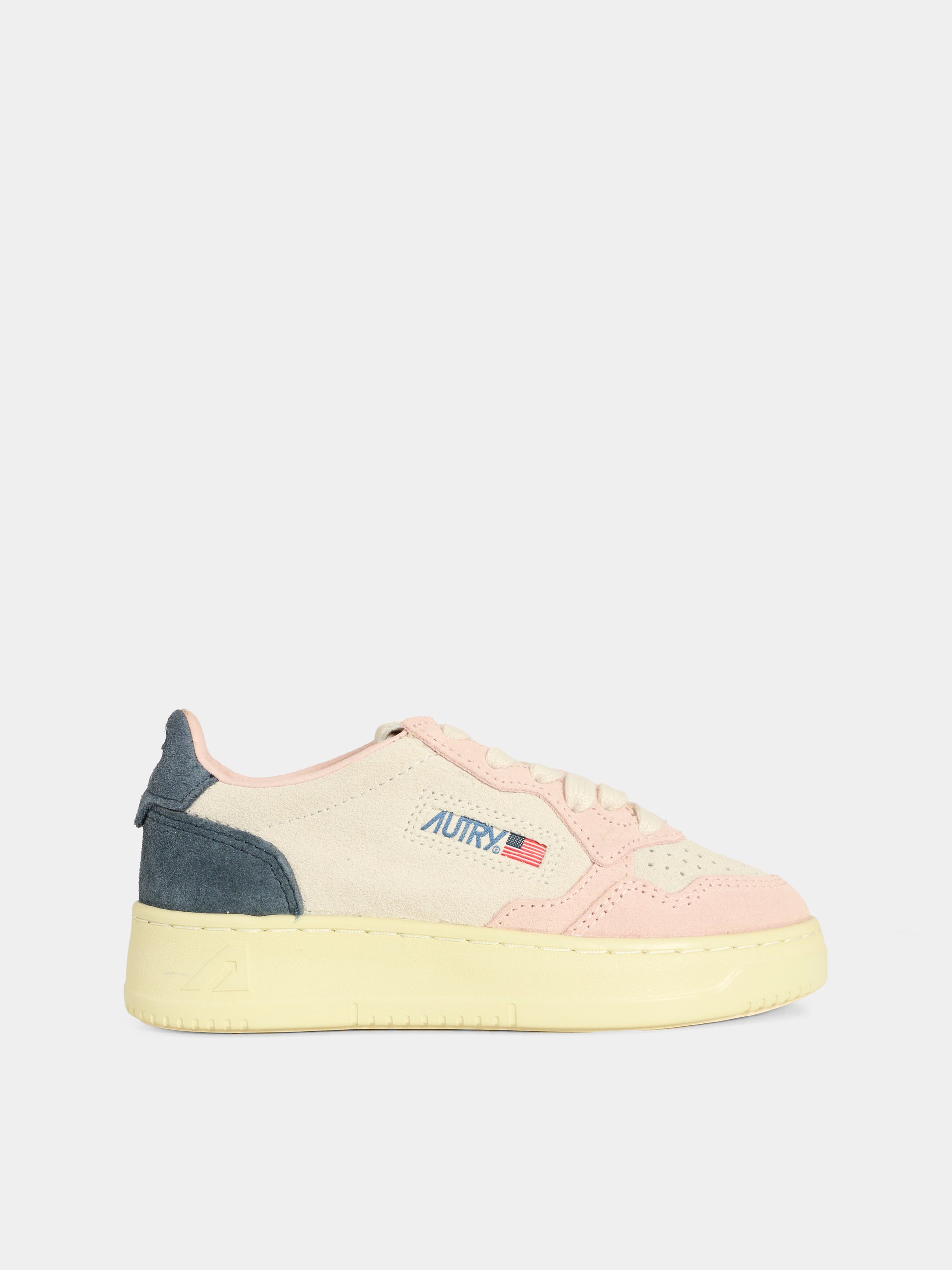 Sneakers avorio per bambina con logo,Autry,KULK 3U04