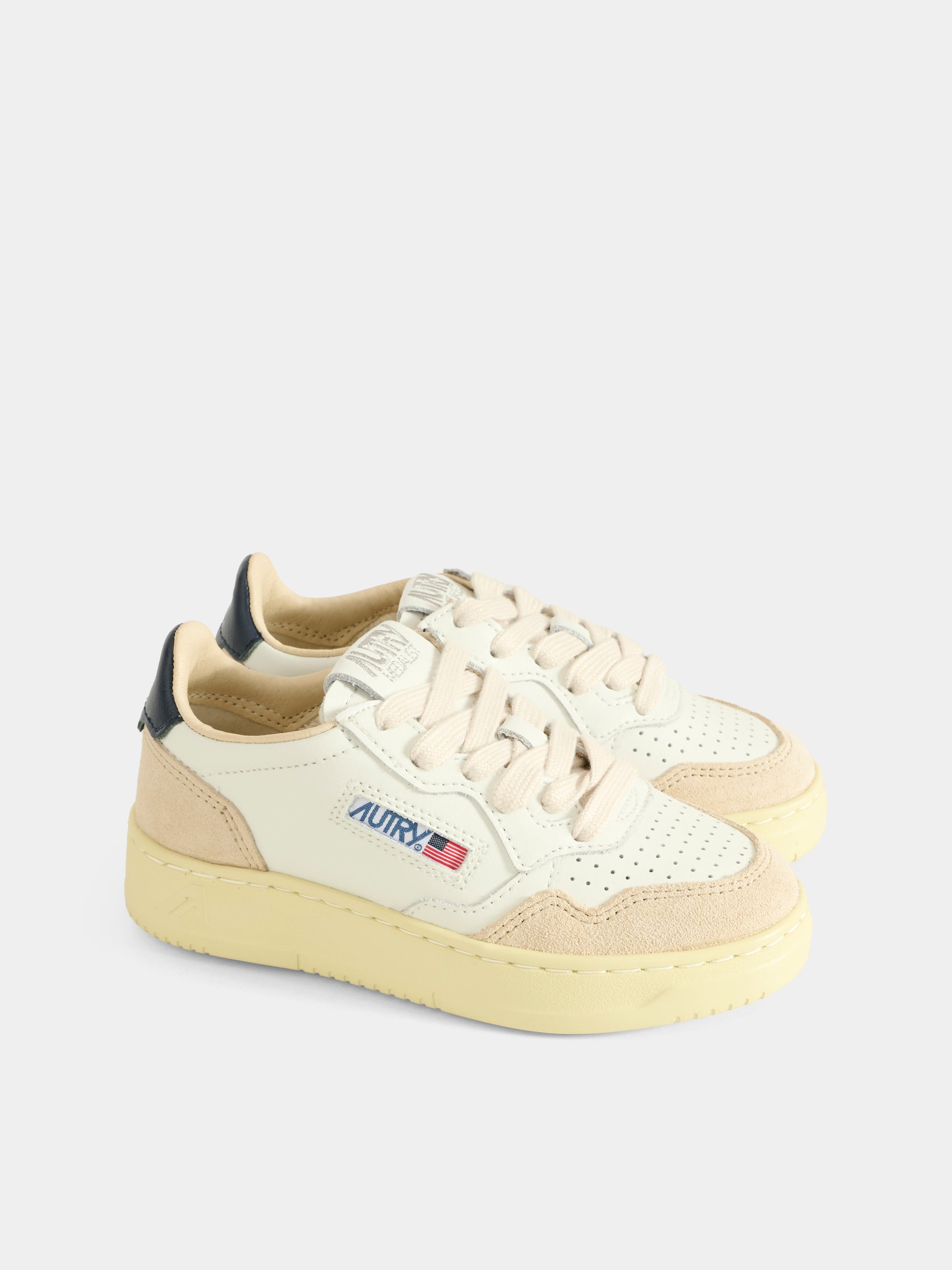 Sneakers bianche per bambini con logo,Autry,KULK FS06