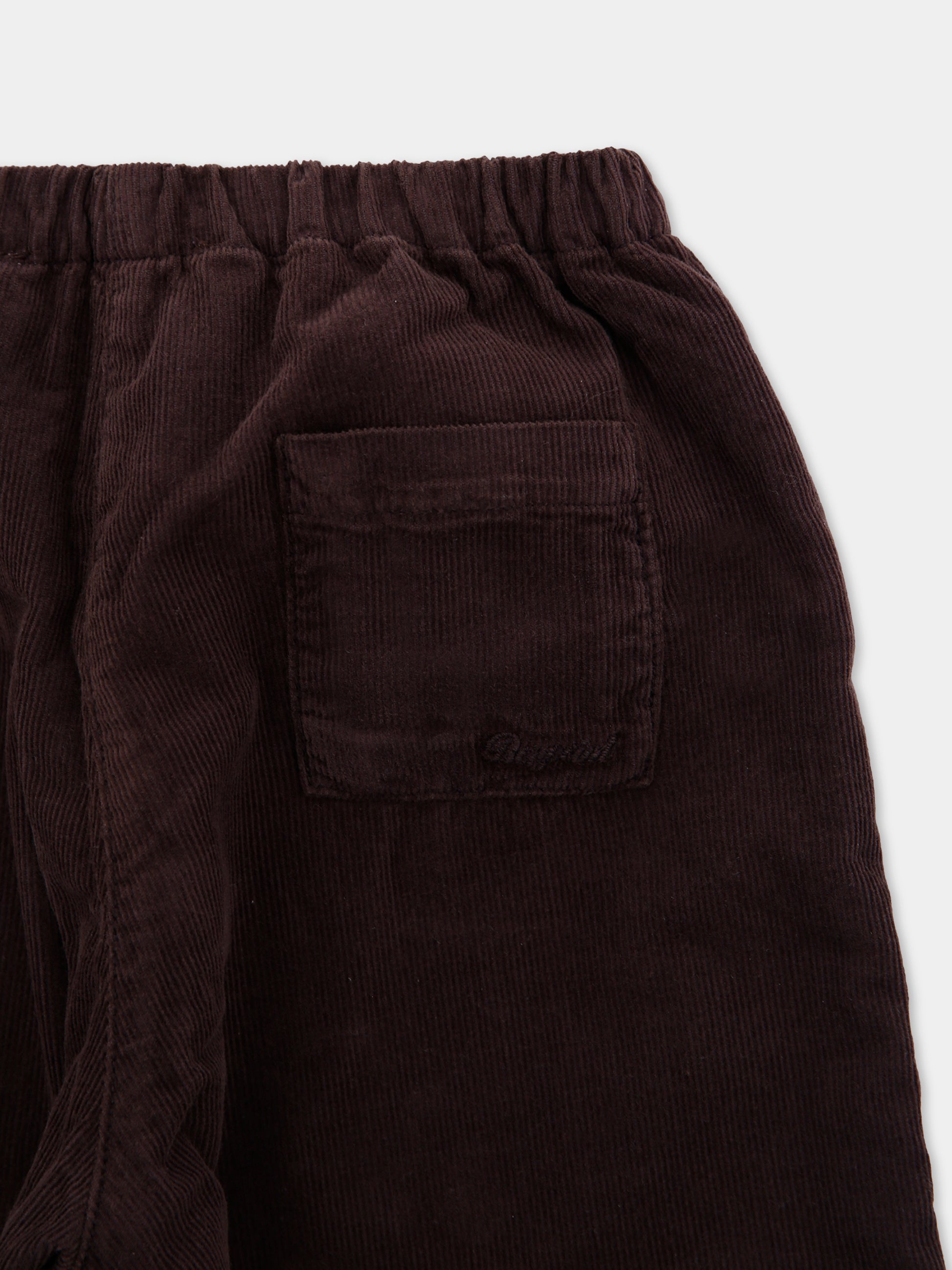 Pantaloni marroni per neonato con logo,Bonpoint,W05YPAW00001 068