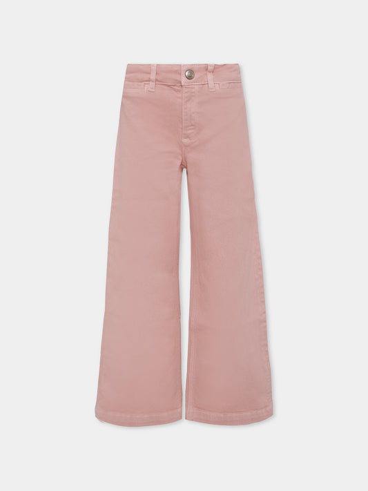 Pantaloni rosa per bambina con logo,Bonpoint,W05GPAW00014 021