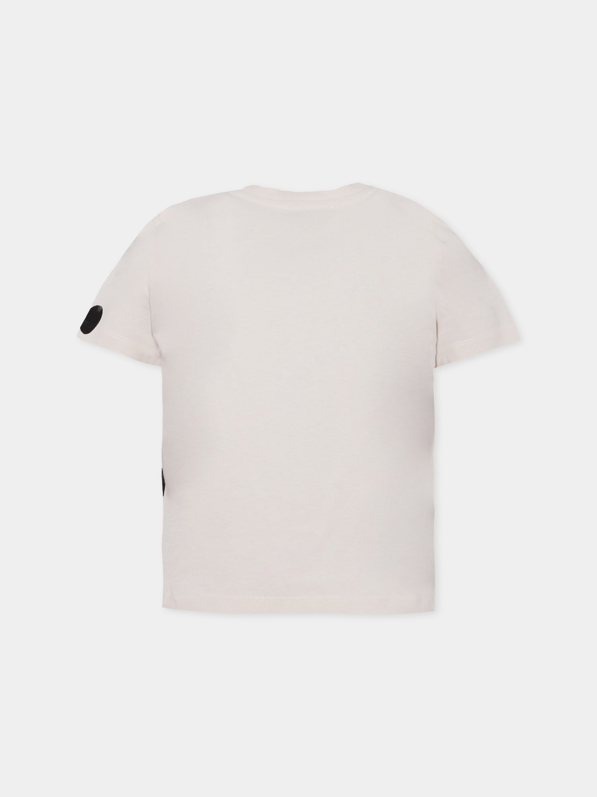 T-shirt avorio per bambina con macchina fotografica,Bonpoint,P05GTSK00001 104