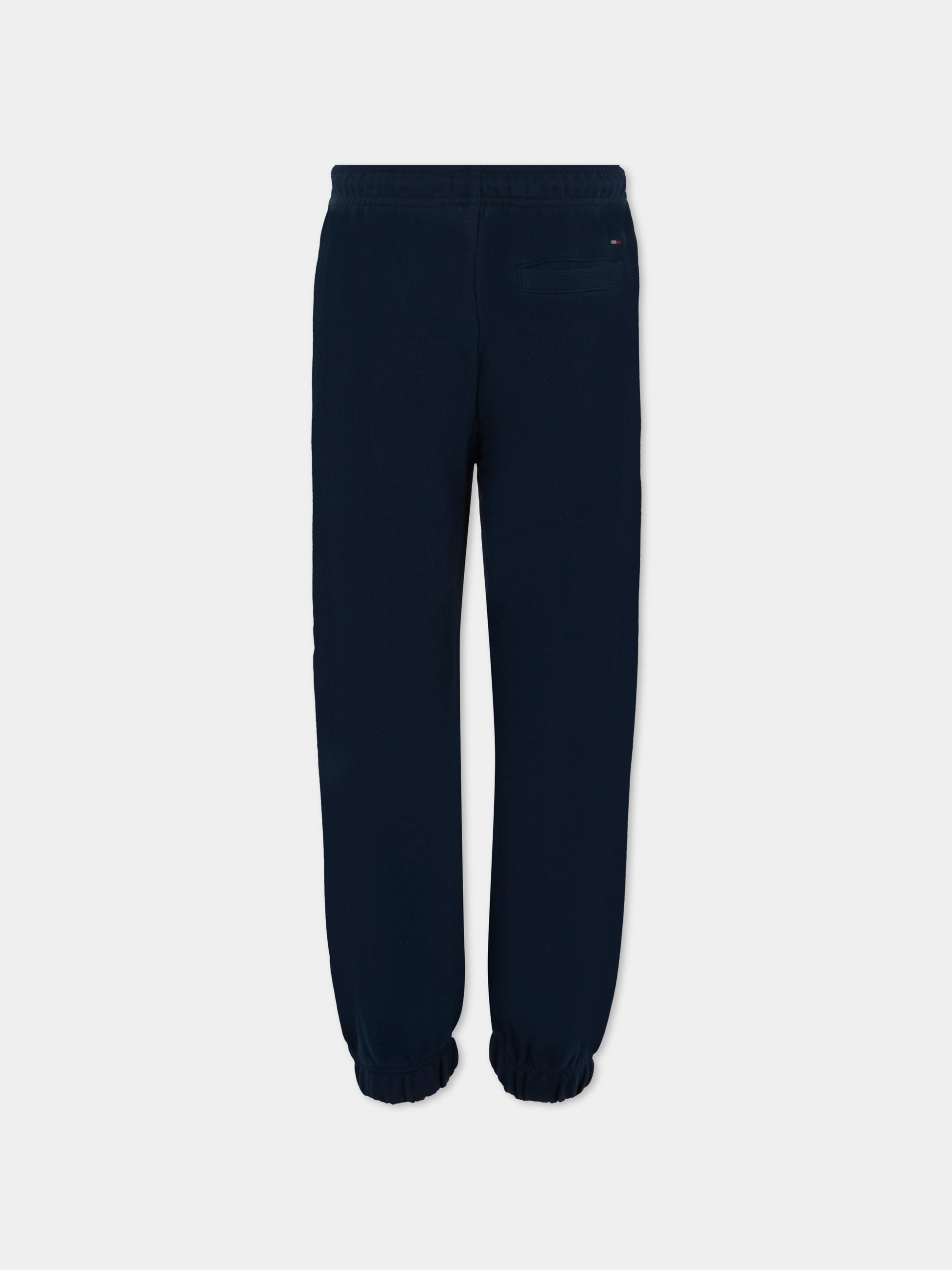 Pantaloni blu per bambino con logo,Tommy Hilfiger Junior,25CTHKB0KB09695 C1G