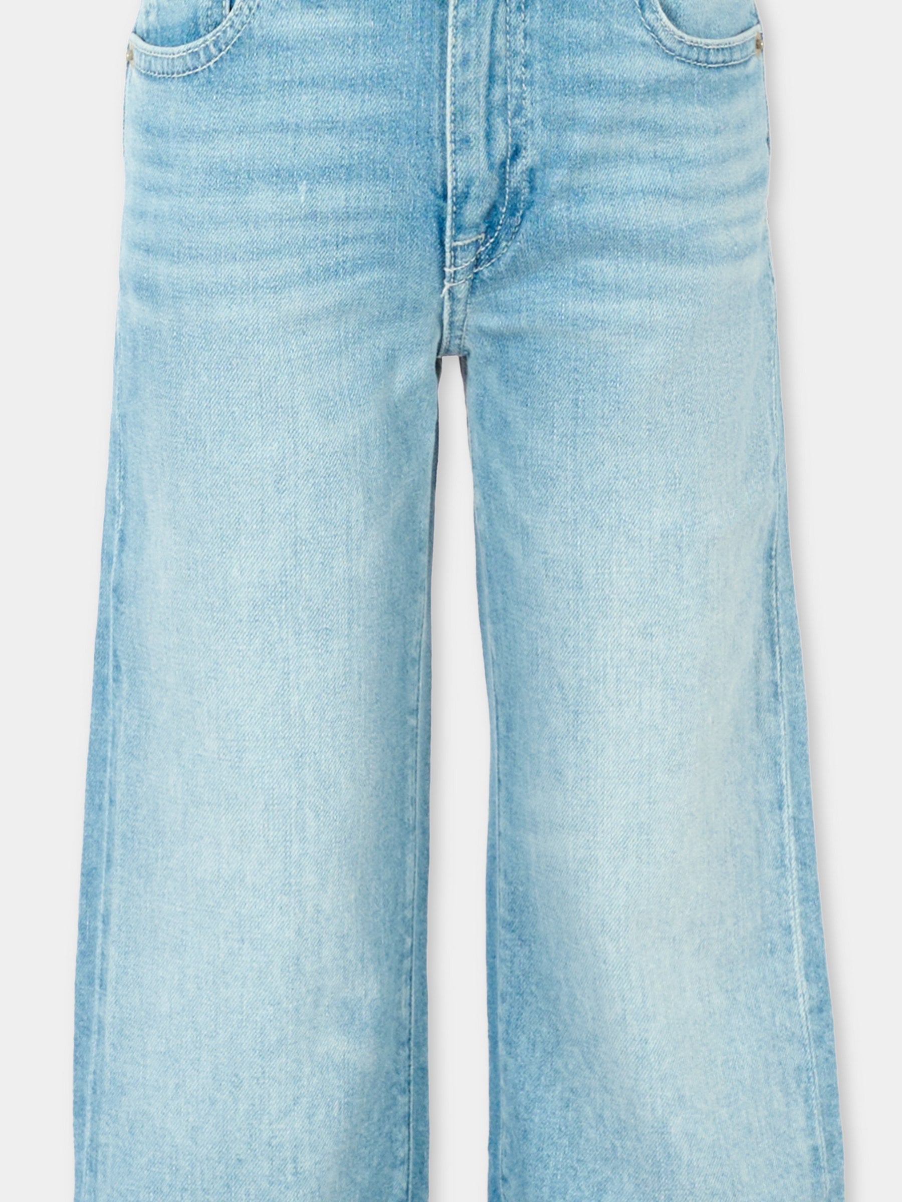 Jeans denim per bambina con bandierina,Tommy Hilfiger Junior,25CTHKG0KG08741 1A5