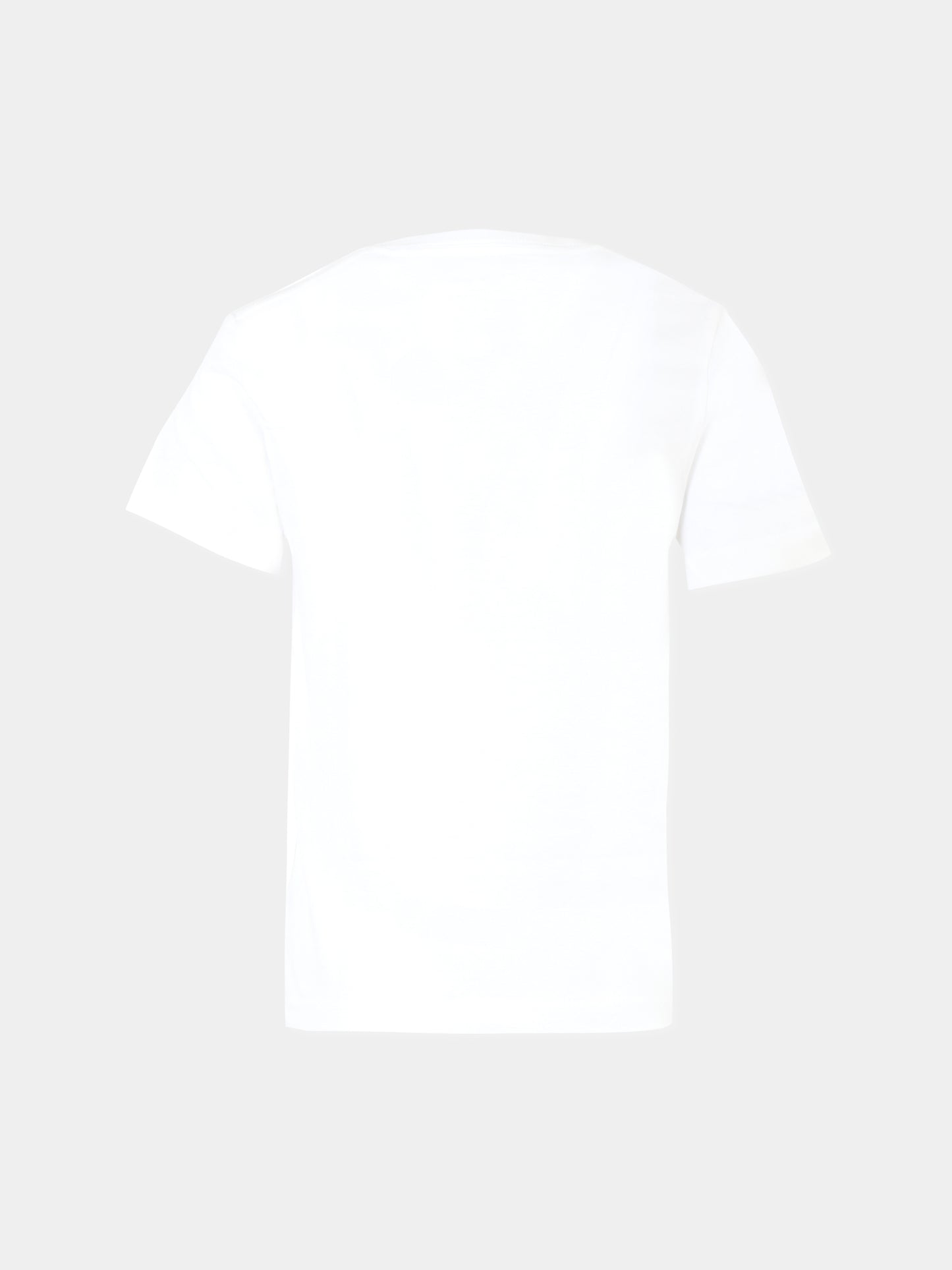 T-shirt bianca per bambini con patch,Calvin Klein Kids,25CCKIU0IU00543 YAF