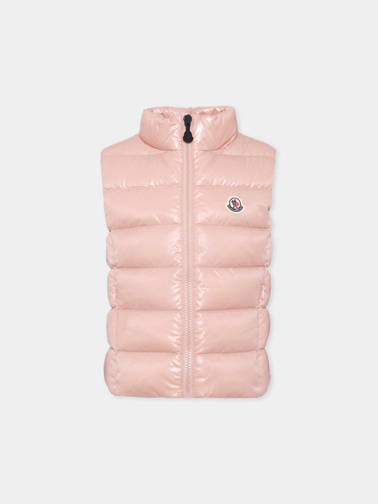 Gilet Ghany per bambina con logo,Moncler Kids,K2954 - 1A52810 - 68950 512