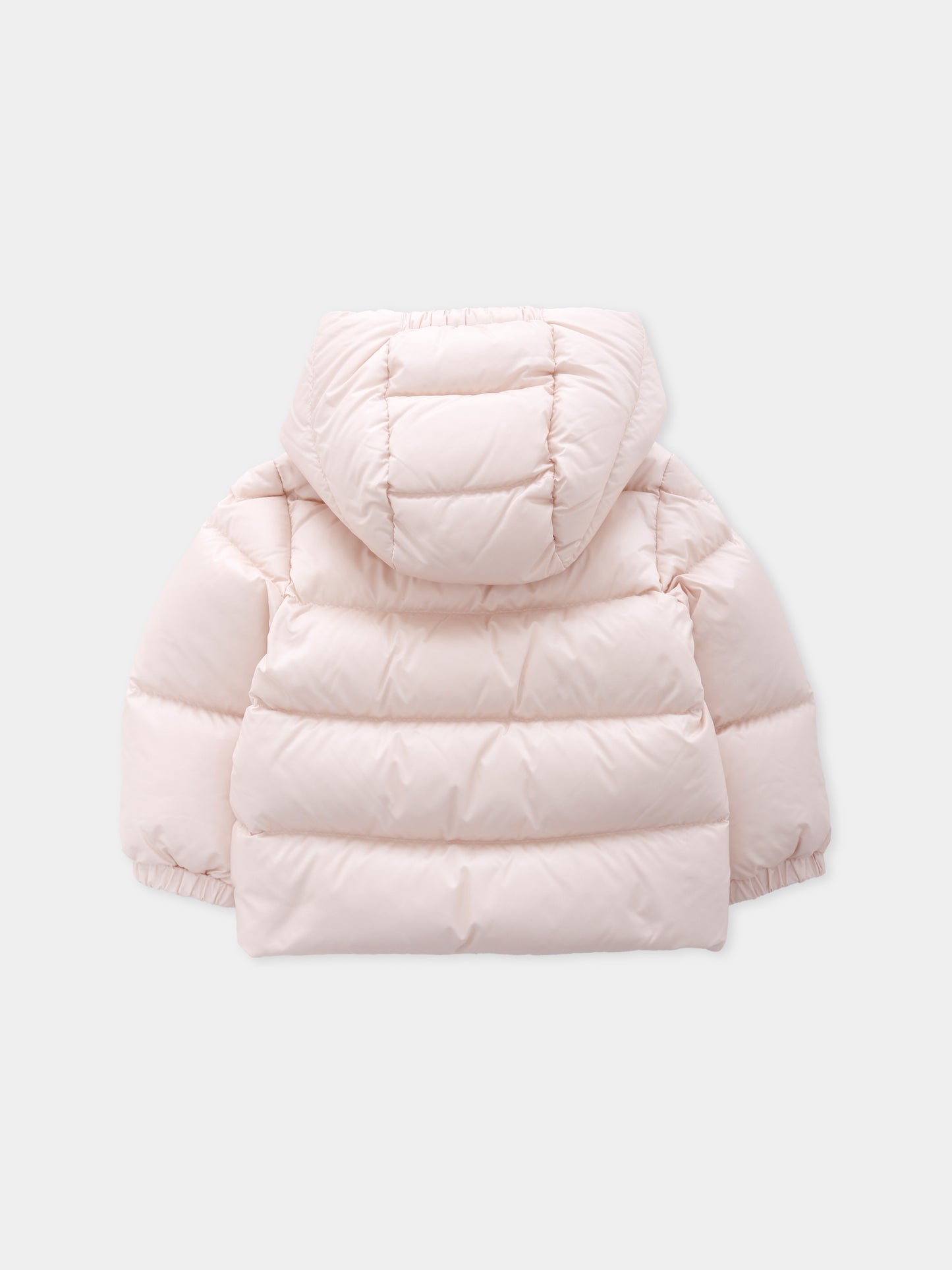 Piumino Sharon rosa per neonata con logo,Moncler Kids,K2951 - 1A00017 - 597YF 51N