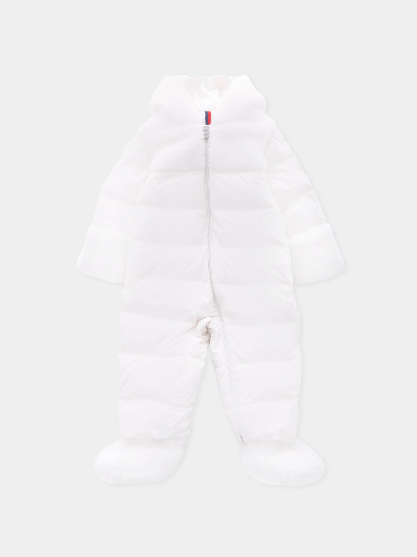 Piumino Osof bianco per neonati con logo,Moncler Kids,K2951 - 1G00002 - 597YW 032