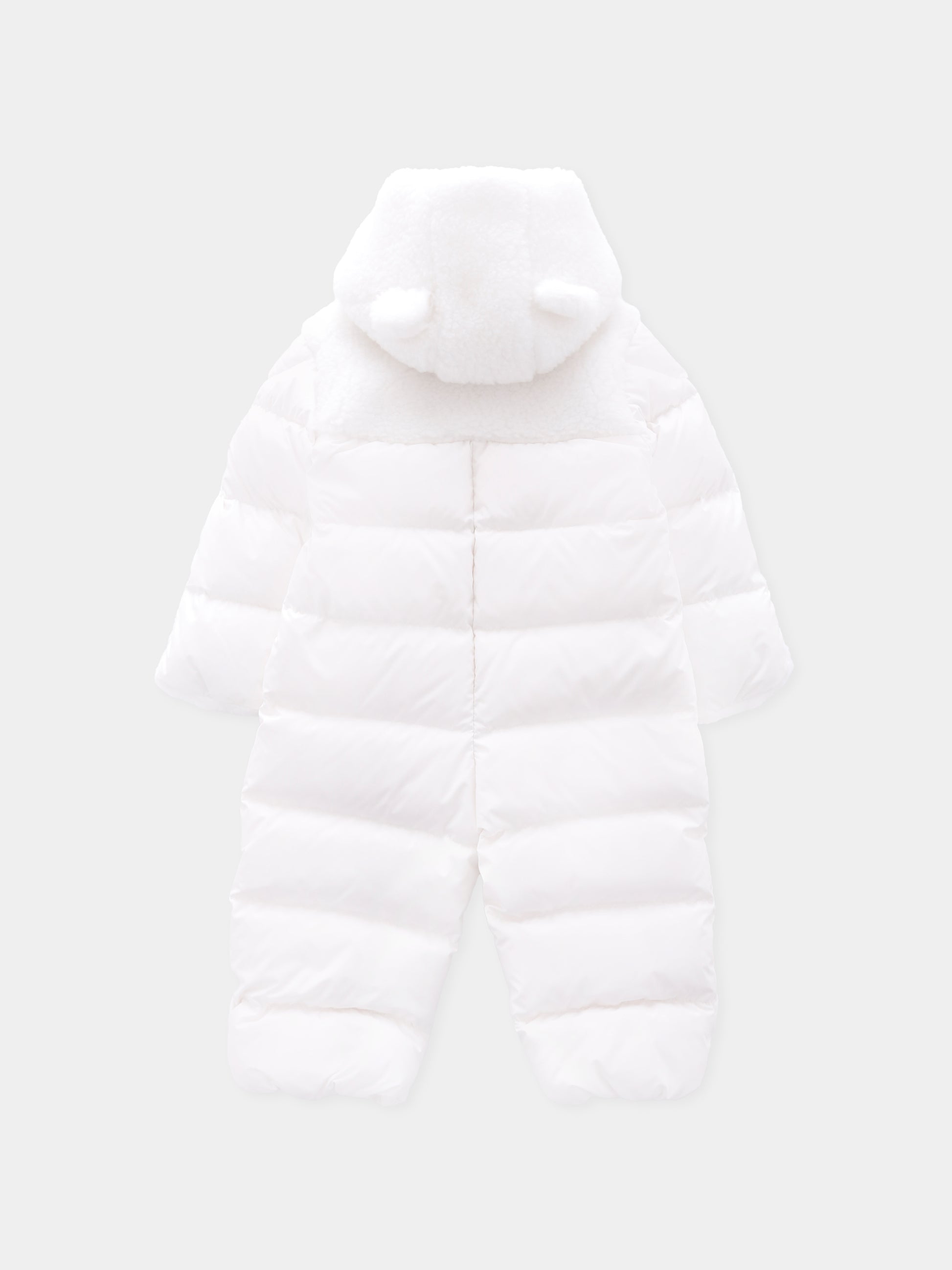 Piumino Osof bianco per neonati con logo,Moncler Kids,K2951 - 1G00002 - 597YW 032