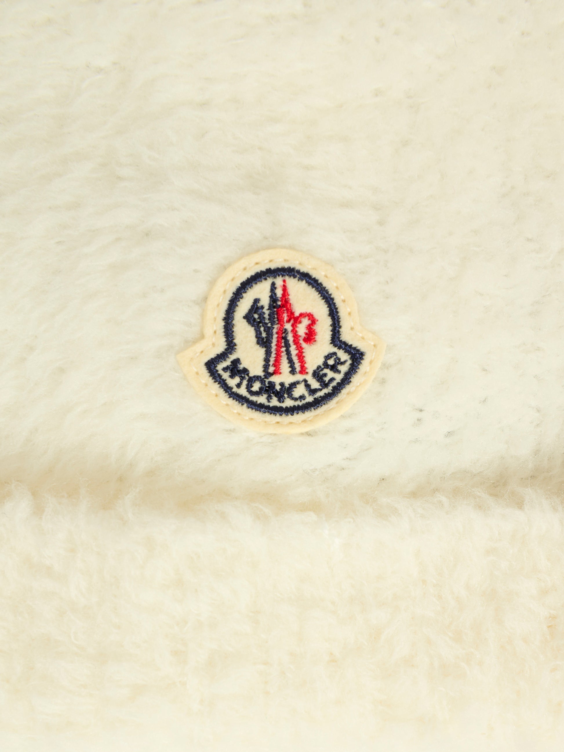 Berretto bianco per neonati con logo,Moncler Kids,K2951 - 3B00005 - M7291 034