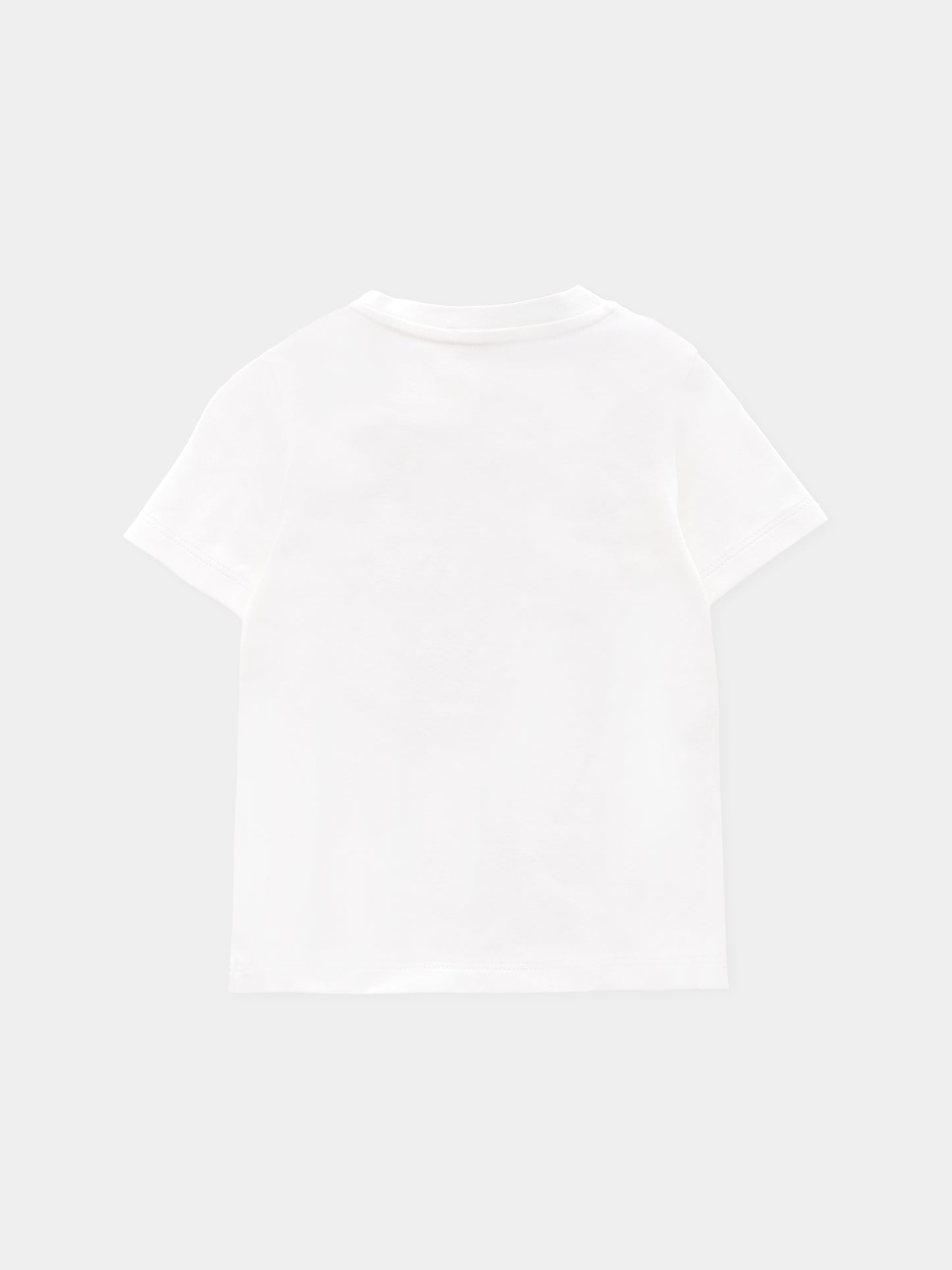 T-shirt bianca per neonati con logo,Moncler Kids,K2951 - 8C00006 - 89AUM 034