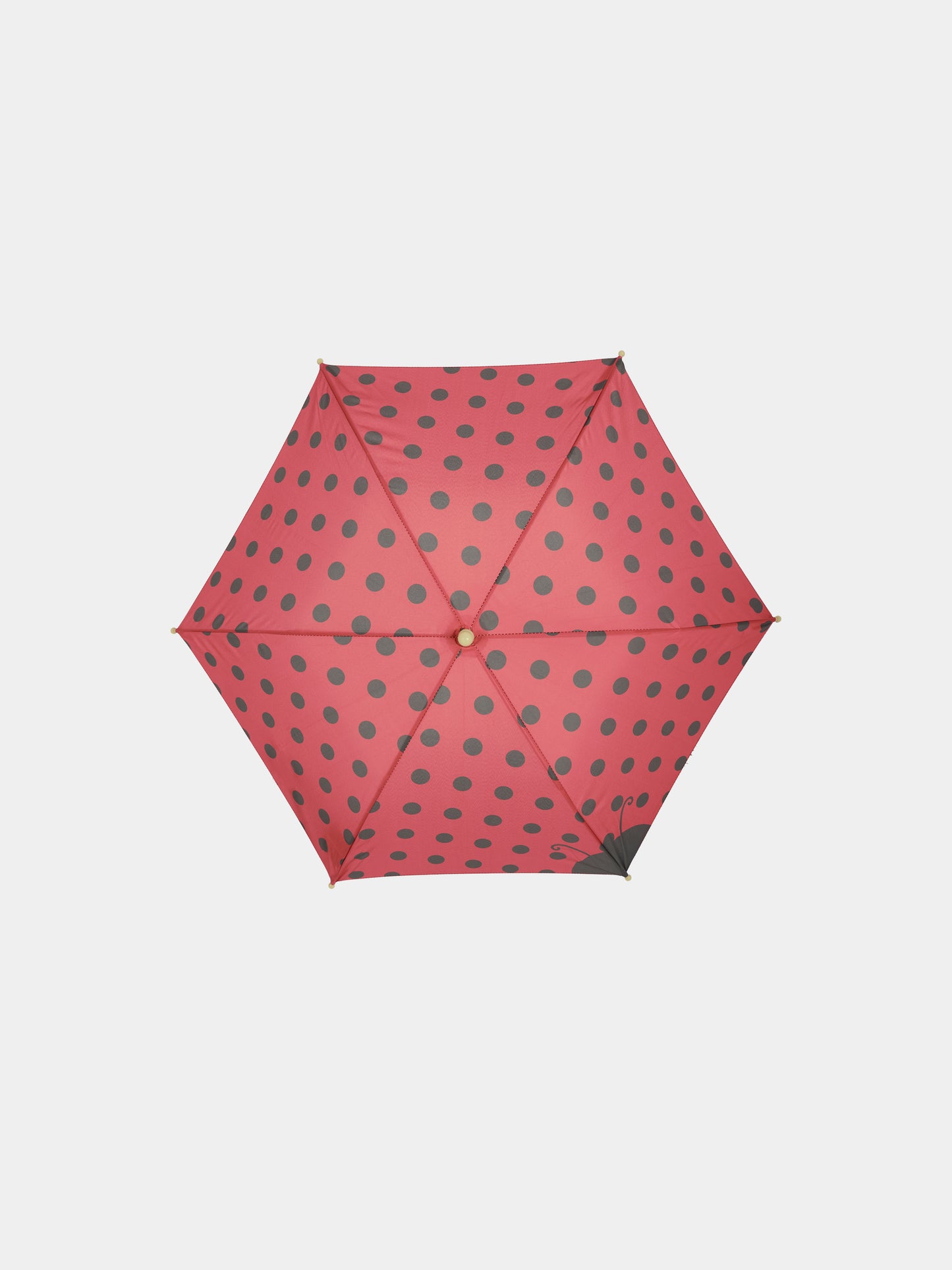 Ombrello rosso per bambina con stampa coccinella,Konges Sløjd,KS103493 LADY DOT