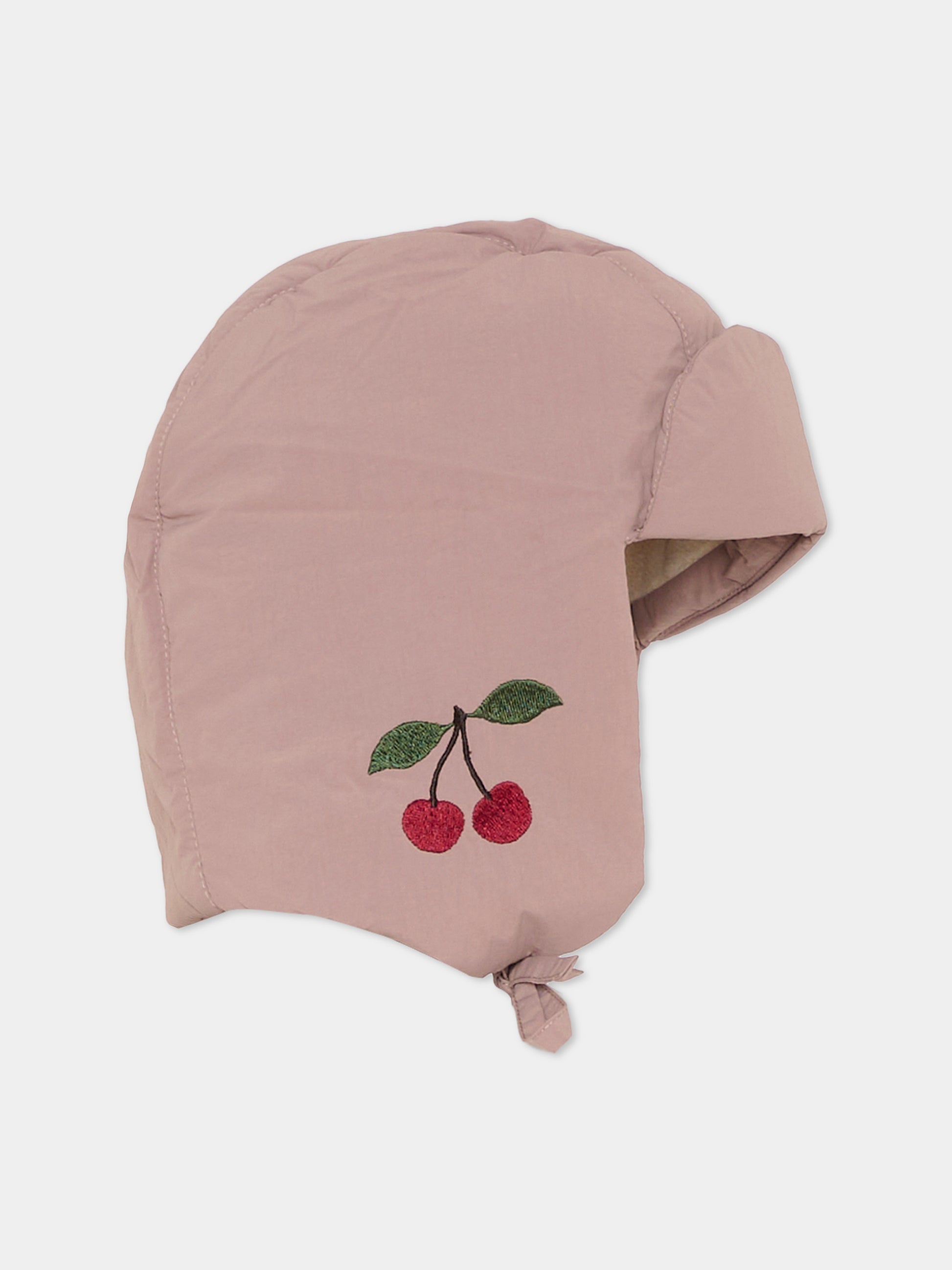 Cappello lilla per bambina con ciliegie,Konges Sløjd,KS103486 TWILIGHT MAUVE