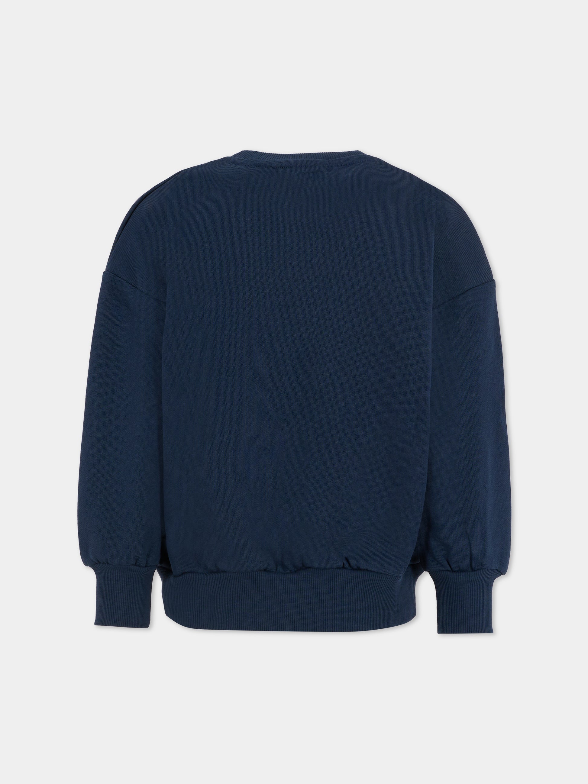 Felpa blu per bambino con dinosauro,Mini Rodini,2572011660