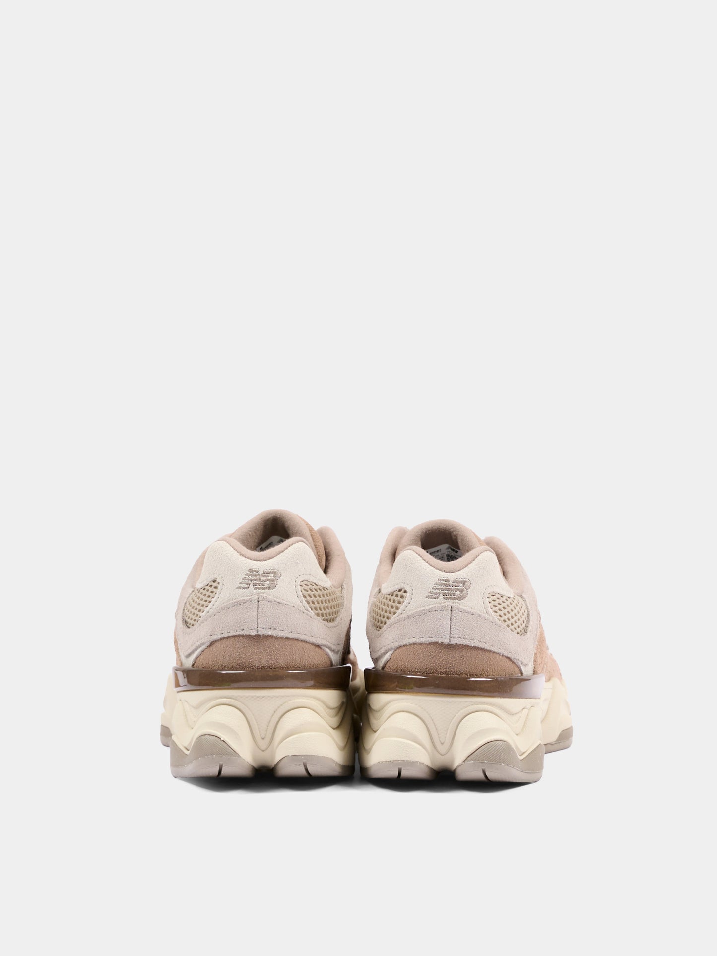 Beige 9060 sneakers for kids