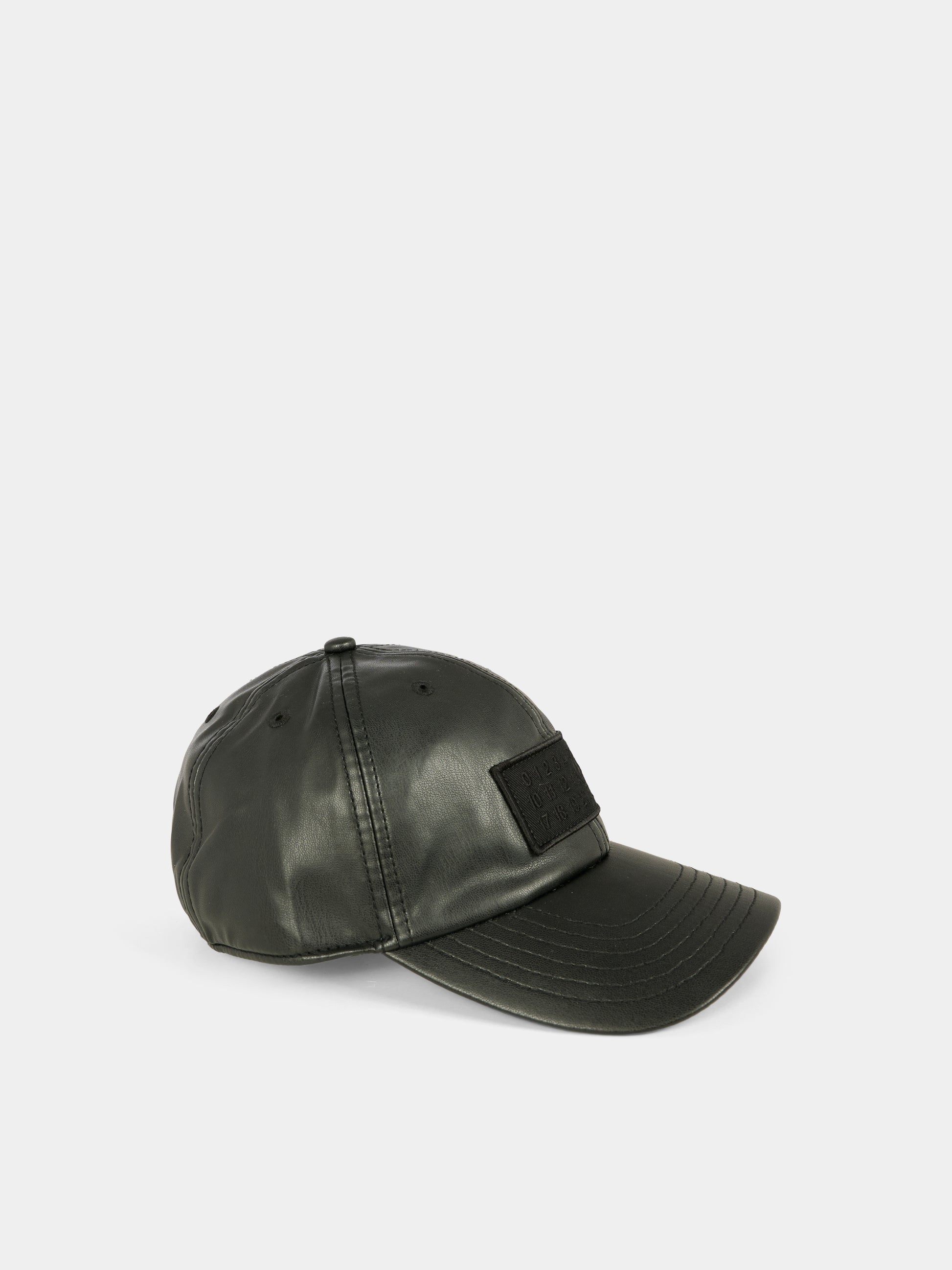 Cappello nero per bambini cpn patch,Mm6 Maison Margiela,M60919-MM05T-M6900