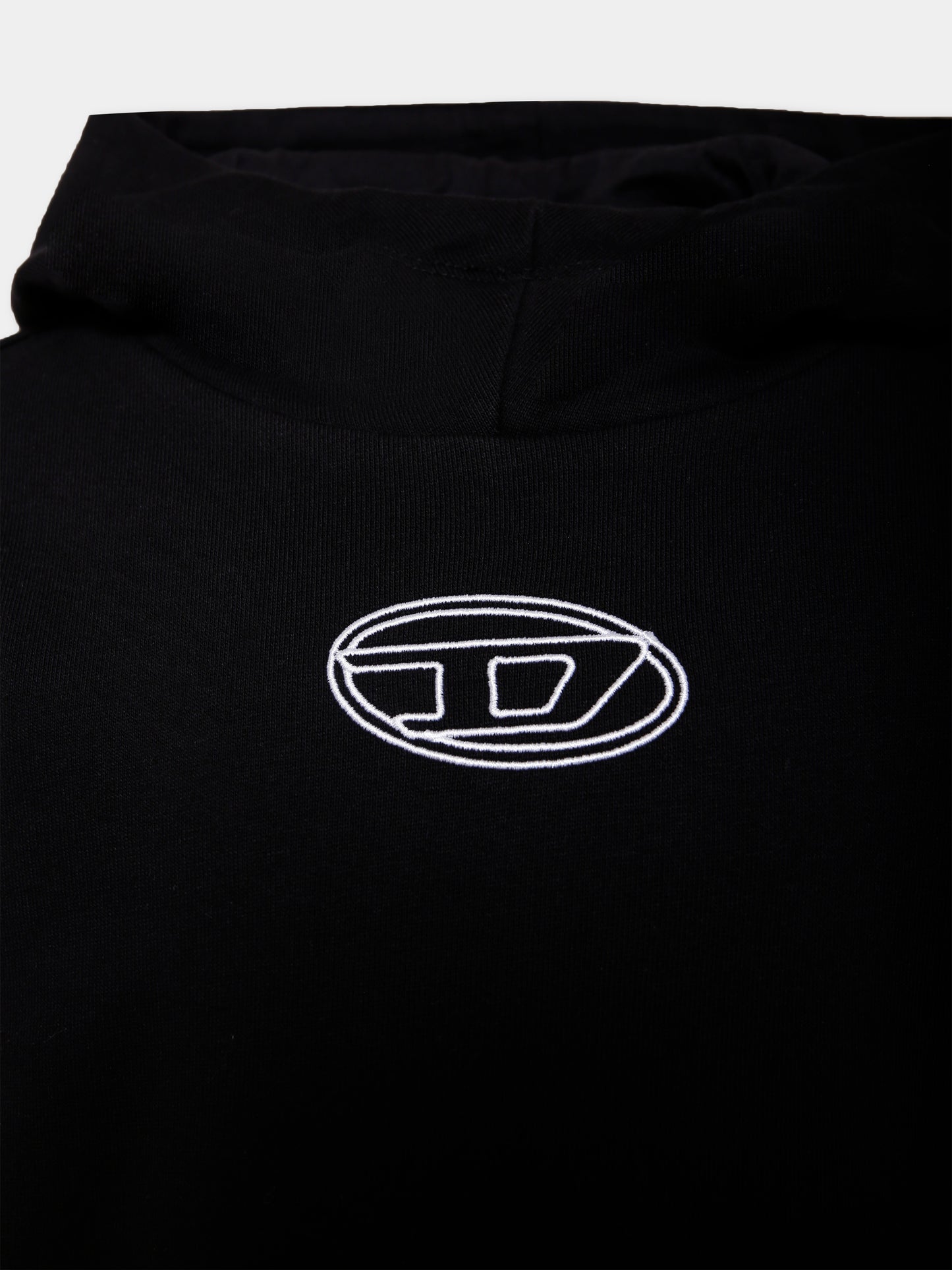 Vestito nero per bambina con logo,Diesel,J02426-KYAX3-K900