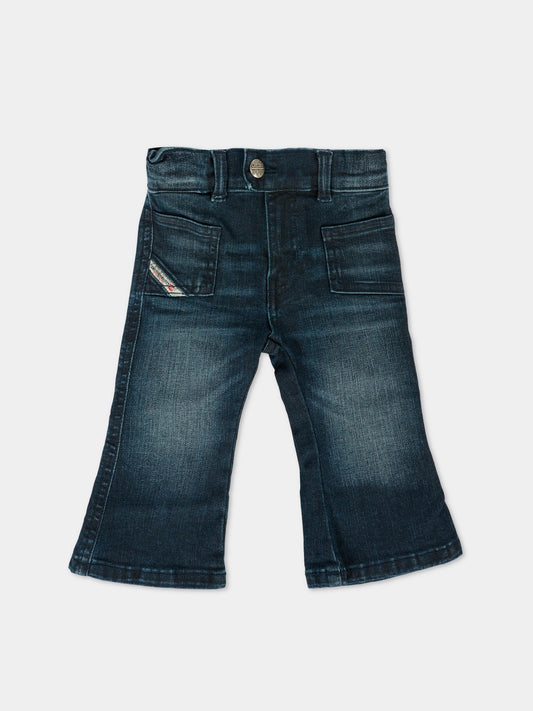 Jeans denim per neonata con logo,Diesel,K00659-KXBQL-K01