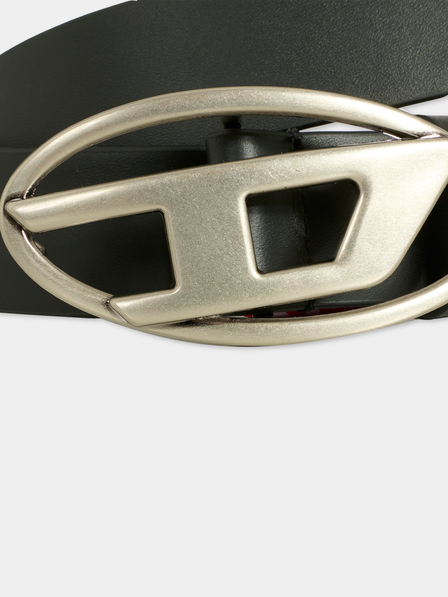 Cintura nera per bambini con logo,Diesel,J01226-KXBLR-K900