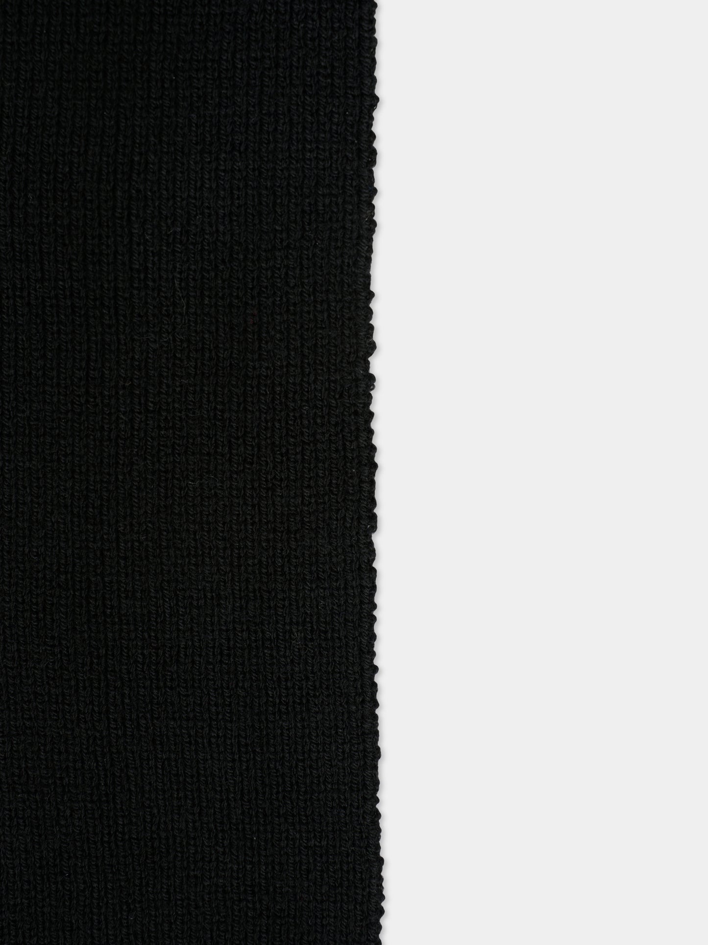 Sciarpa nera per bambino con logo,Diesel,J02463-KYAZ1-K900