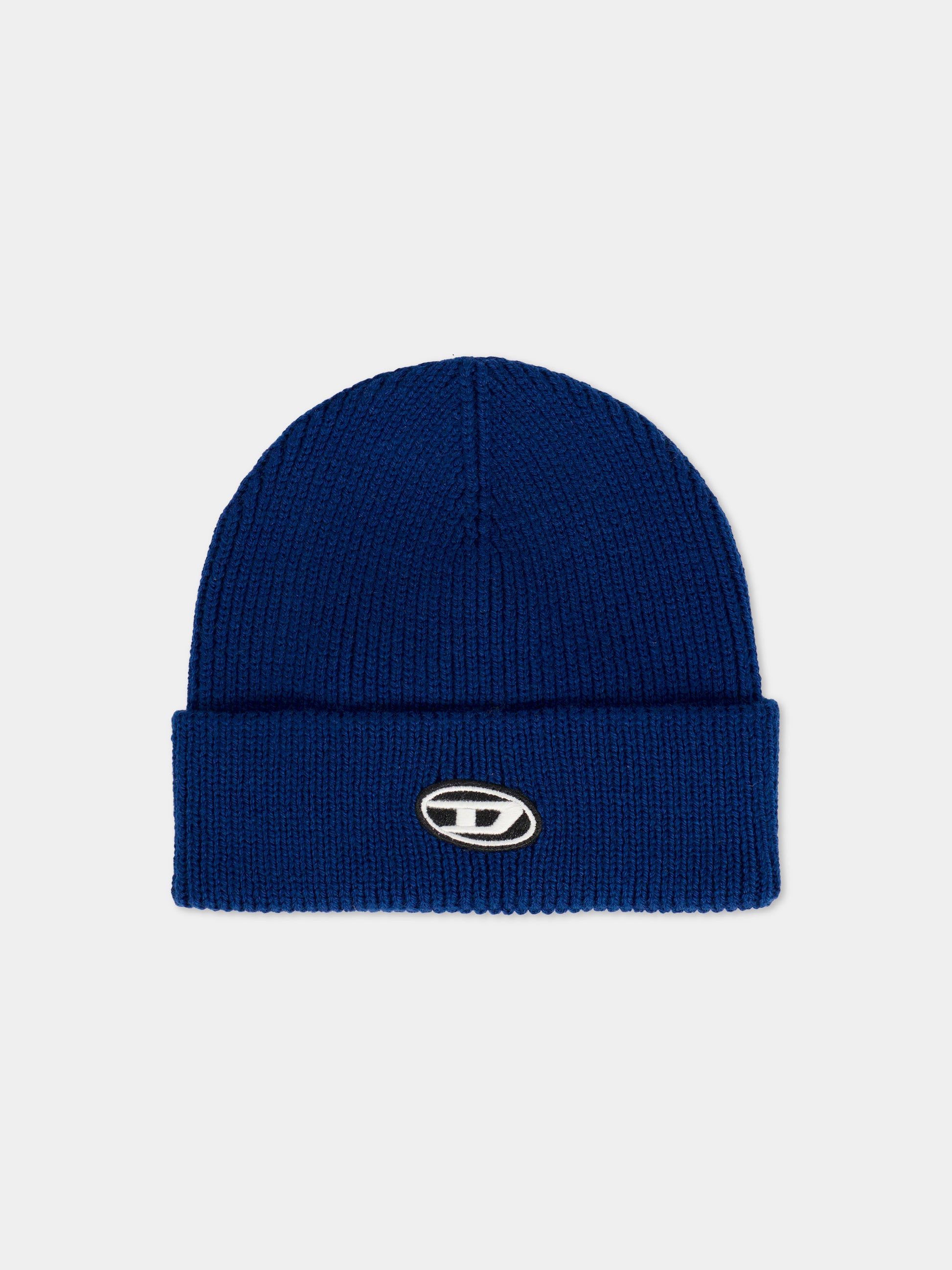 Berretto blu per bambino con logo,Diesel,K00641-KYAZ1-K851