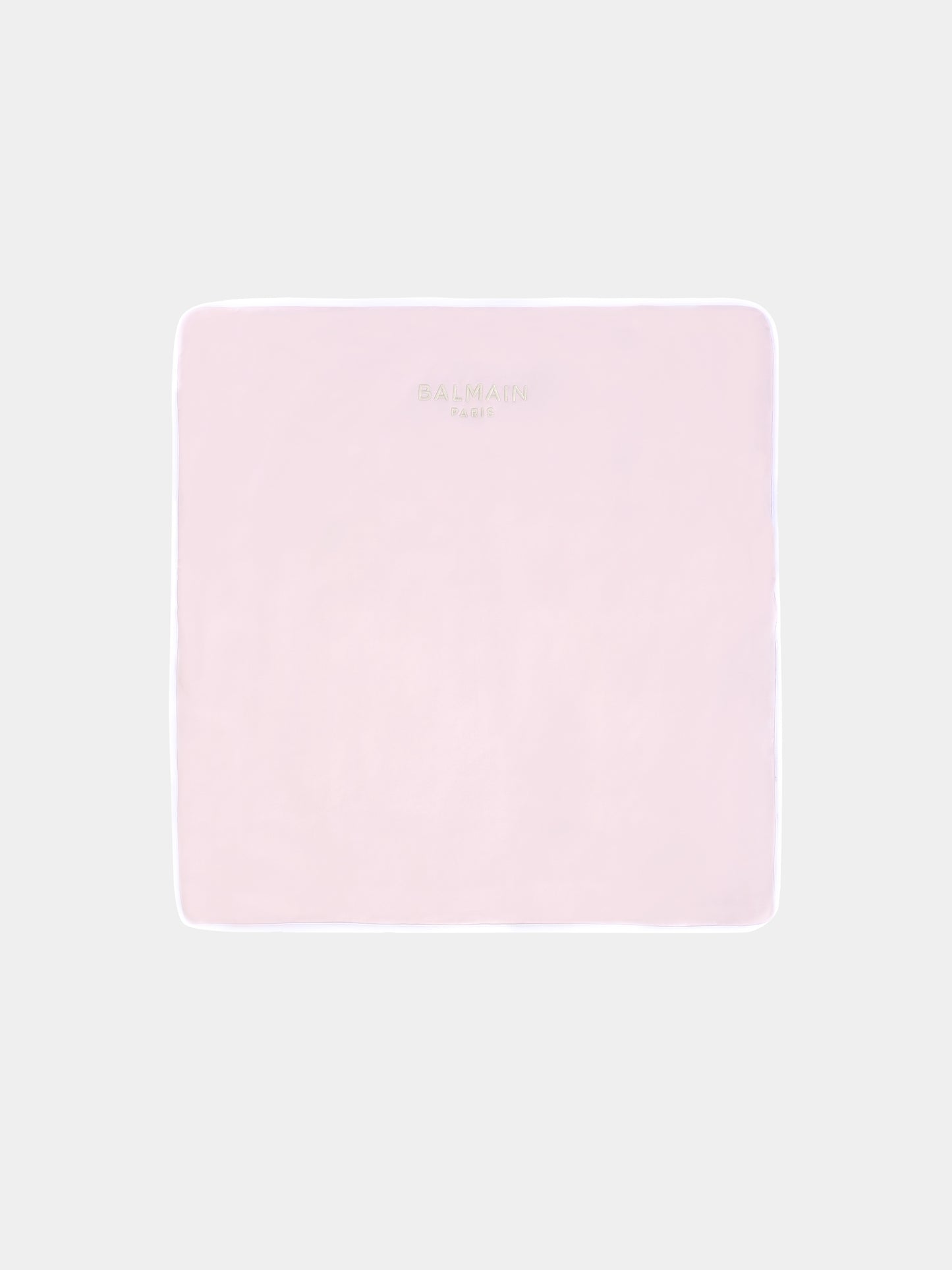 Coperta rosa per neonata con logo,Balmain Kids,BX0510-Z3278 500BG